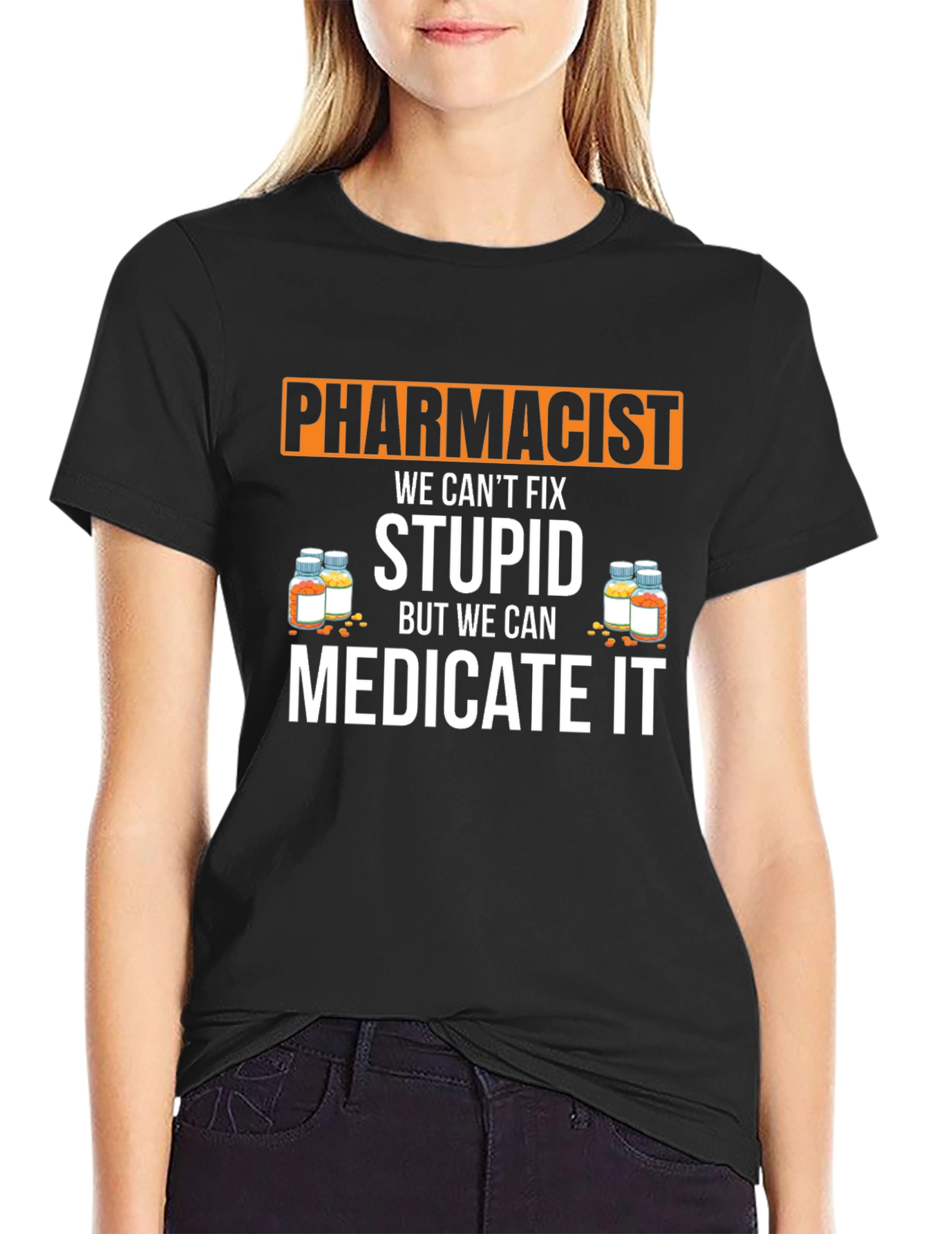 Pharmacist Medicate It Funny T-Shirt