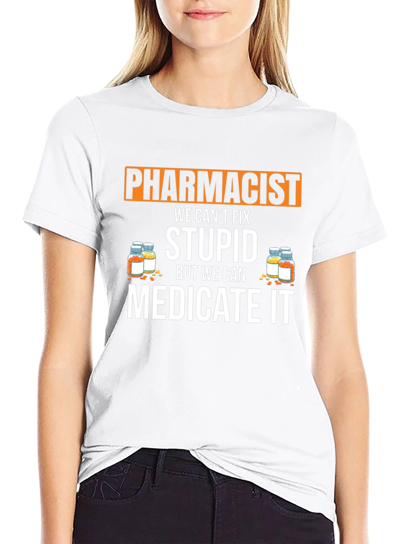 Pharmacist Medicate It Funny T-Shirt