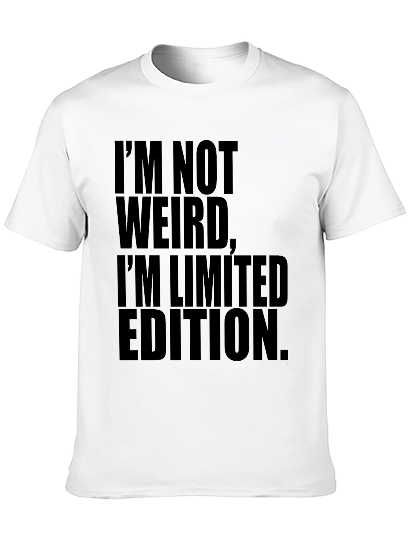Funny Limited Edition Black Graphic Tee