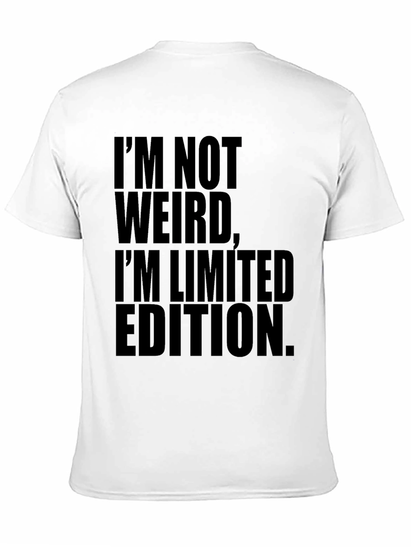 Funny Limited Edition Black Graphic Tee