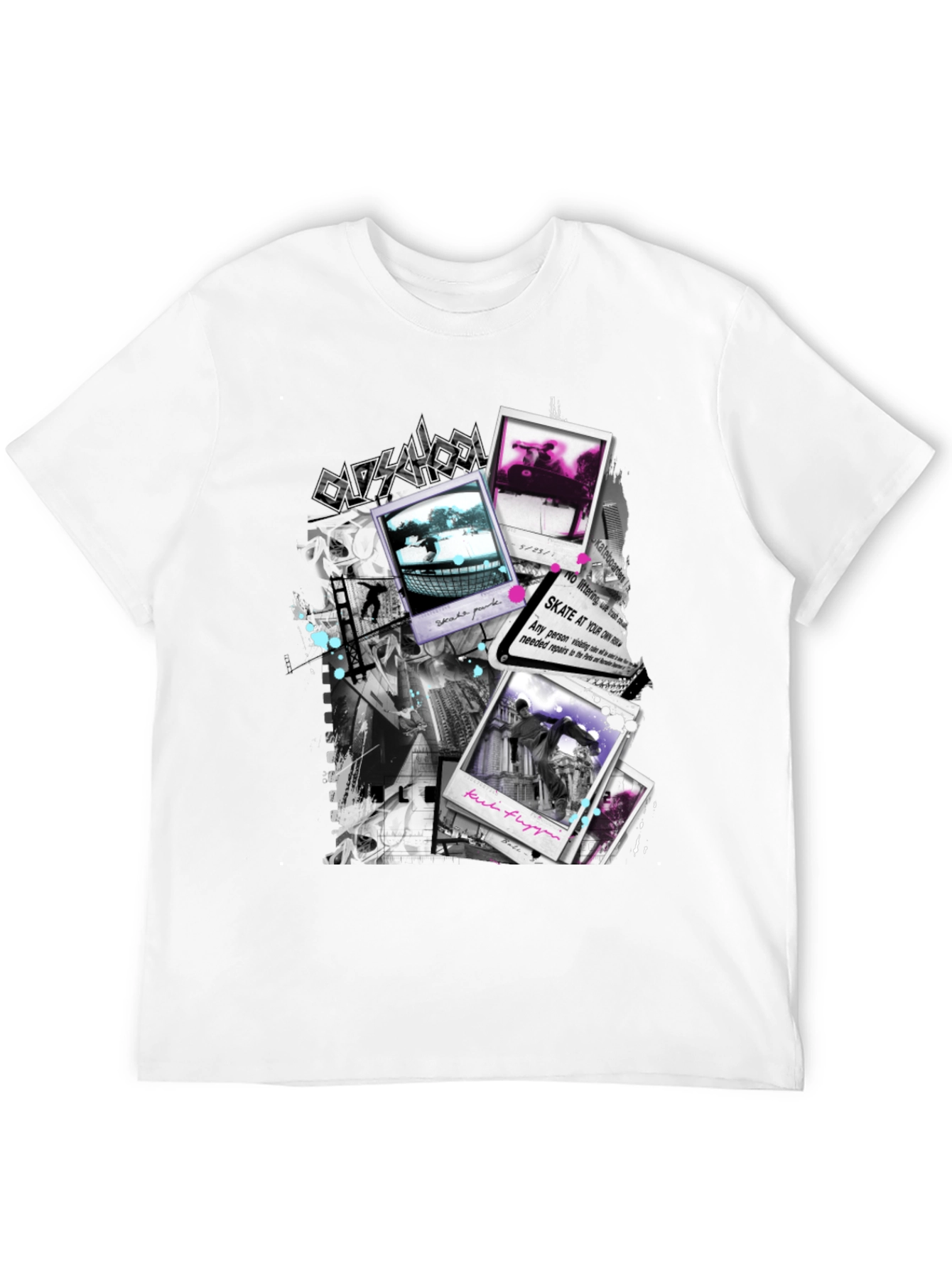Oldschool Black Graphic T-Shirt