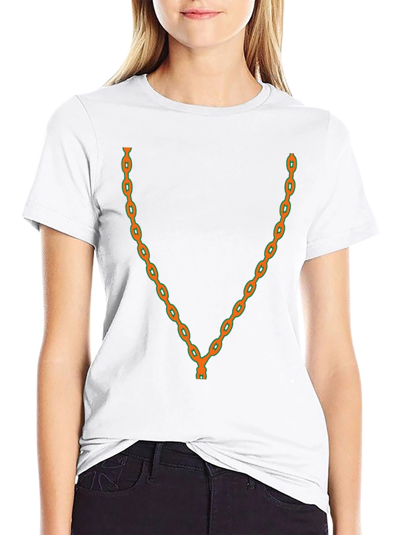 Mens Chain Graphic Tee - Bold Style Statement