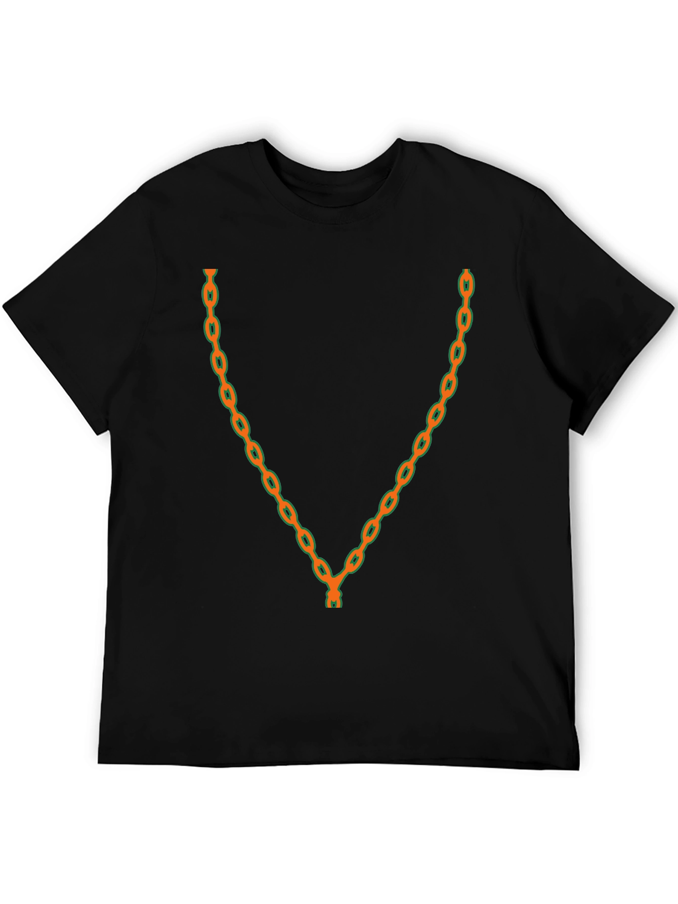 Mens Chain Graphic Tee - Bold Style Statement