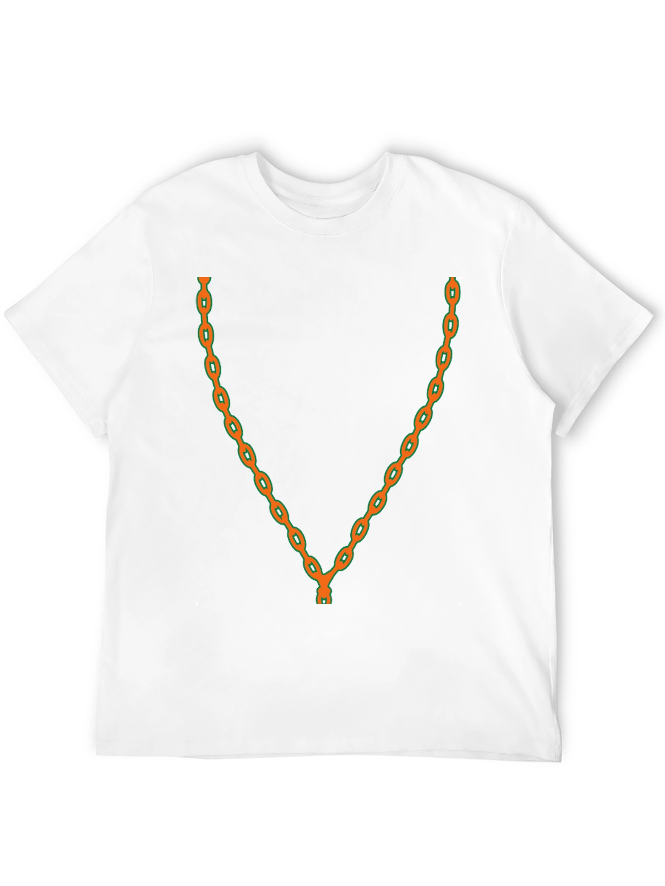 Mens Chain Graphic Tee - Bold Style Statement