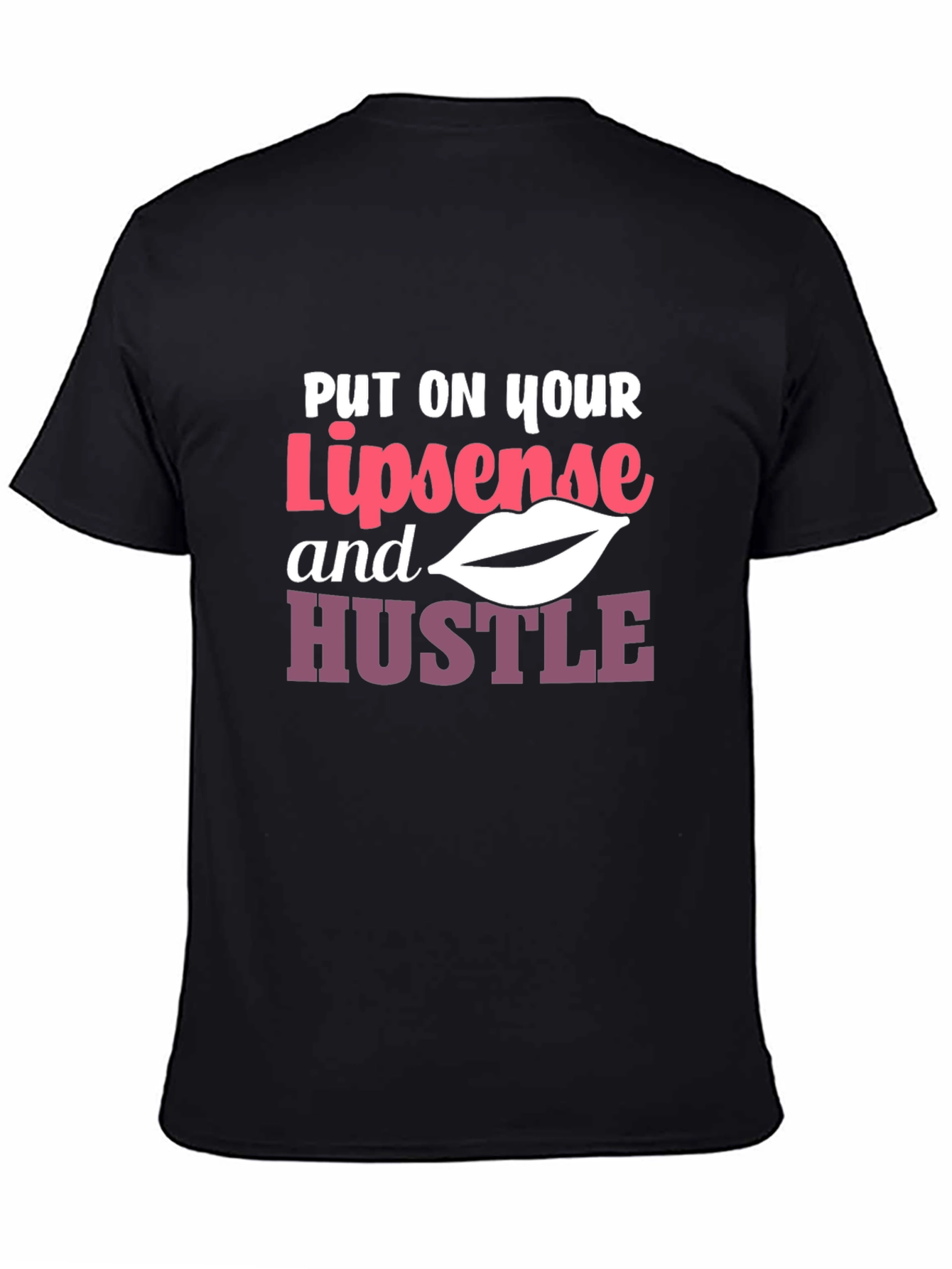 Lipsense and Hustle Graphic Tee - Black