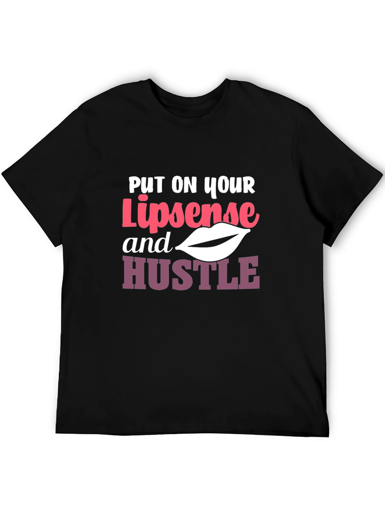 Lipsense and Hustle Graphic Tee - Black