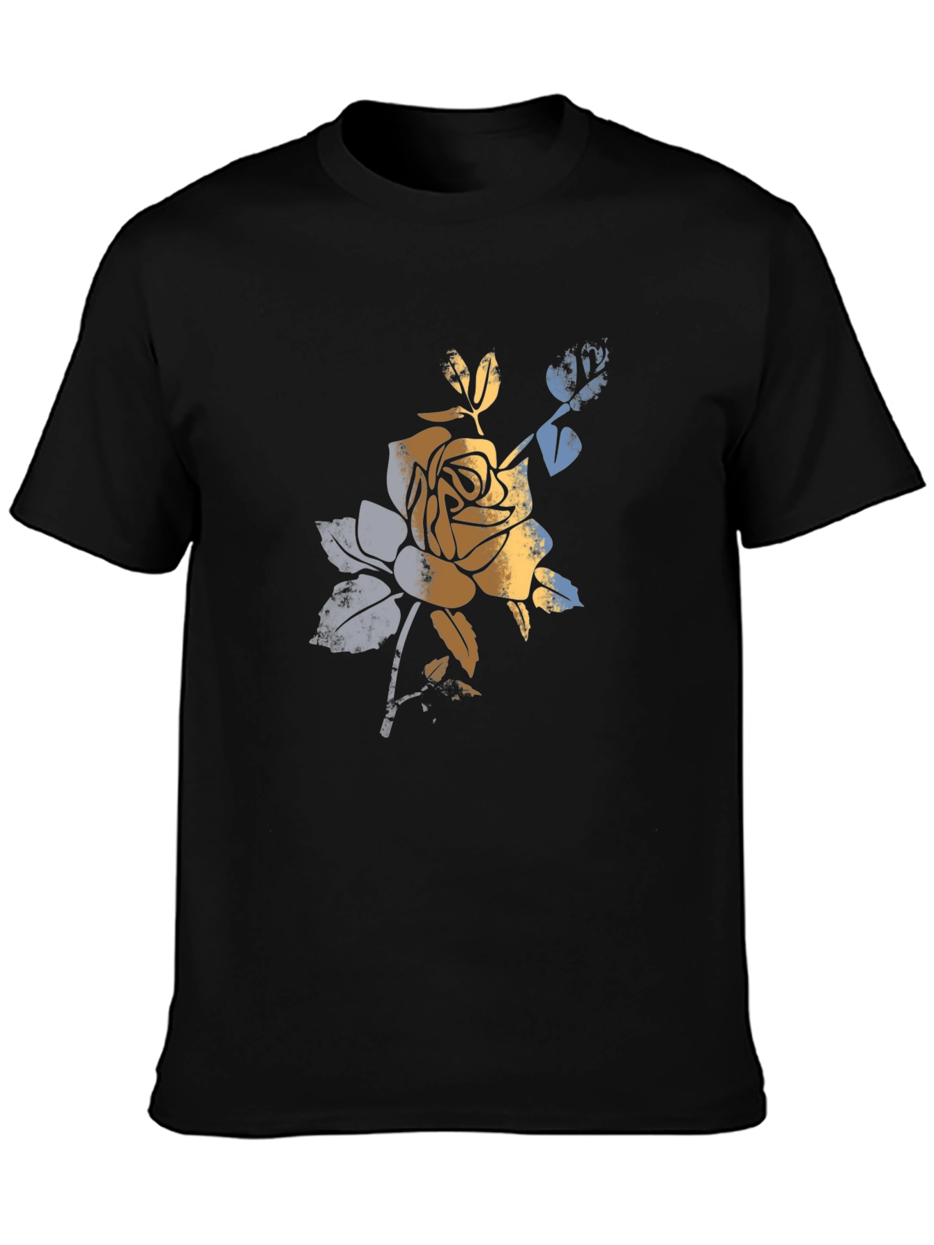 Floral Graphic Tee - Rose Design T-Shirt