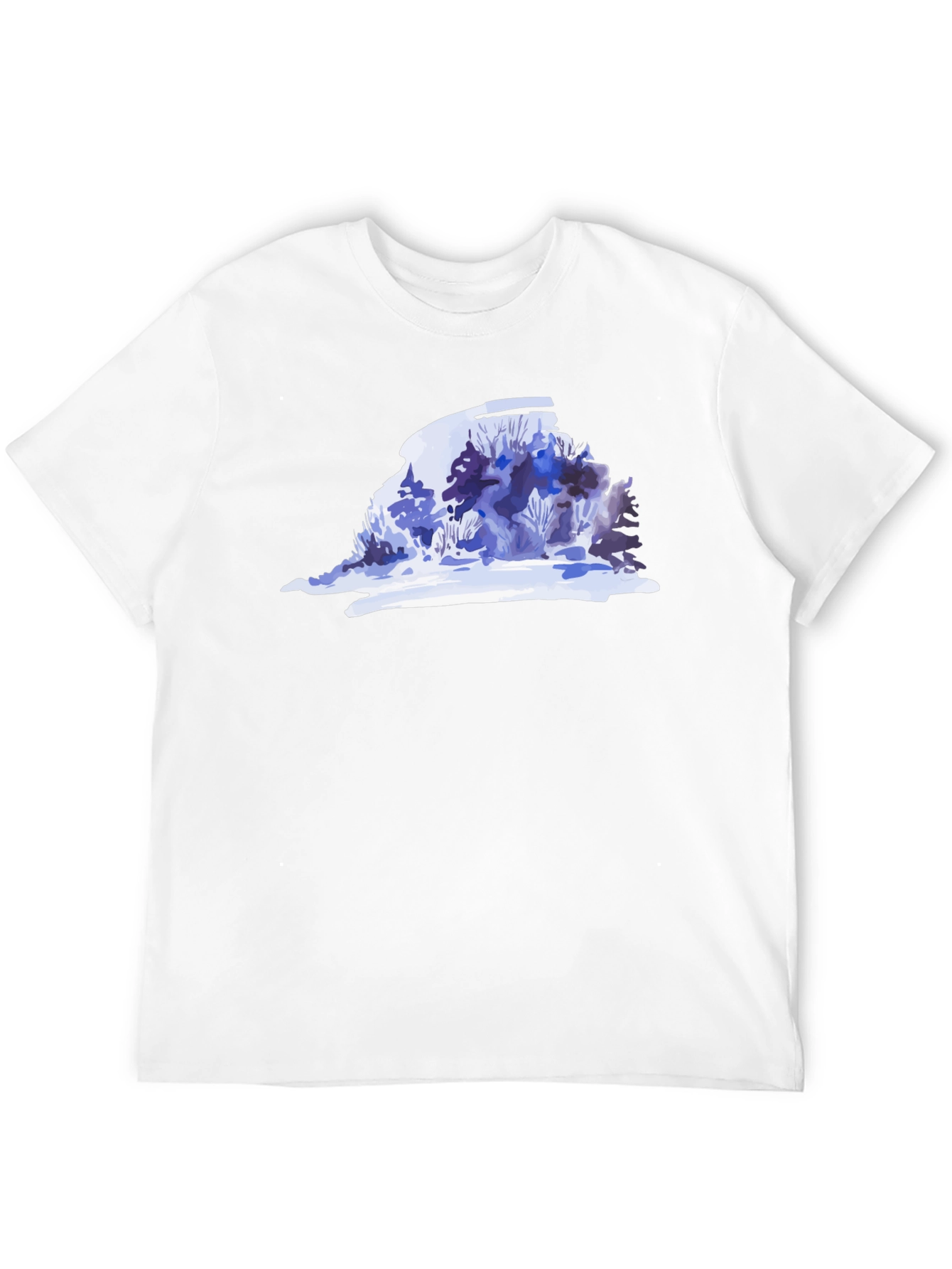 Winter Bush Graphic Tee - Stylish Nature Inspired Design