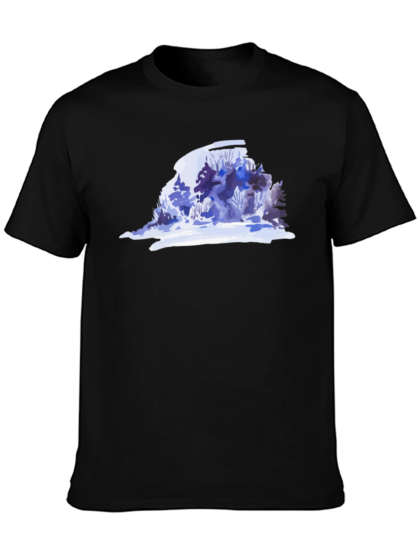 Winter Bush Graphic Tee - Stylish Nature Inspired Design
