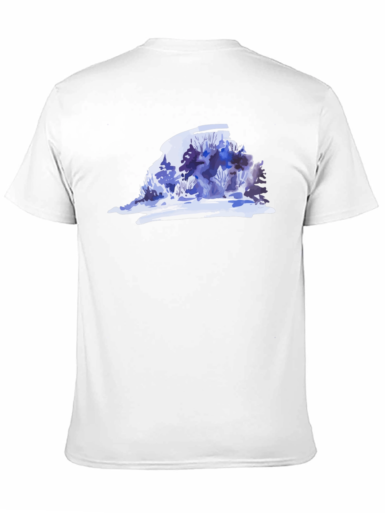Winter Bush Graphic Tee - Stylish Nature Inspired Design
