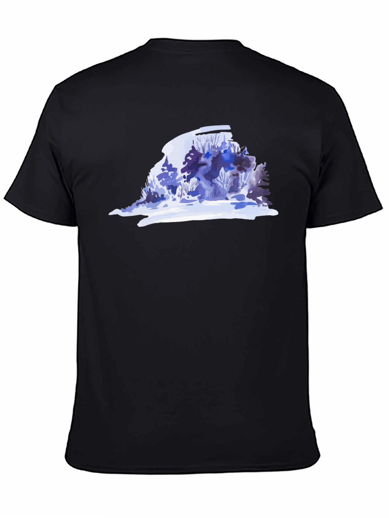 Winter Bush Graphic Tee - Stylish Nature Inspired Design