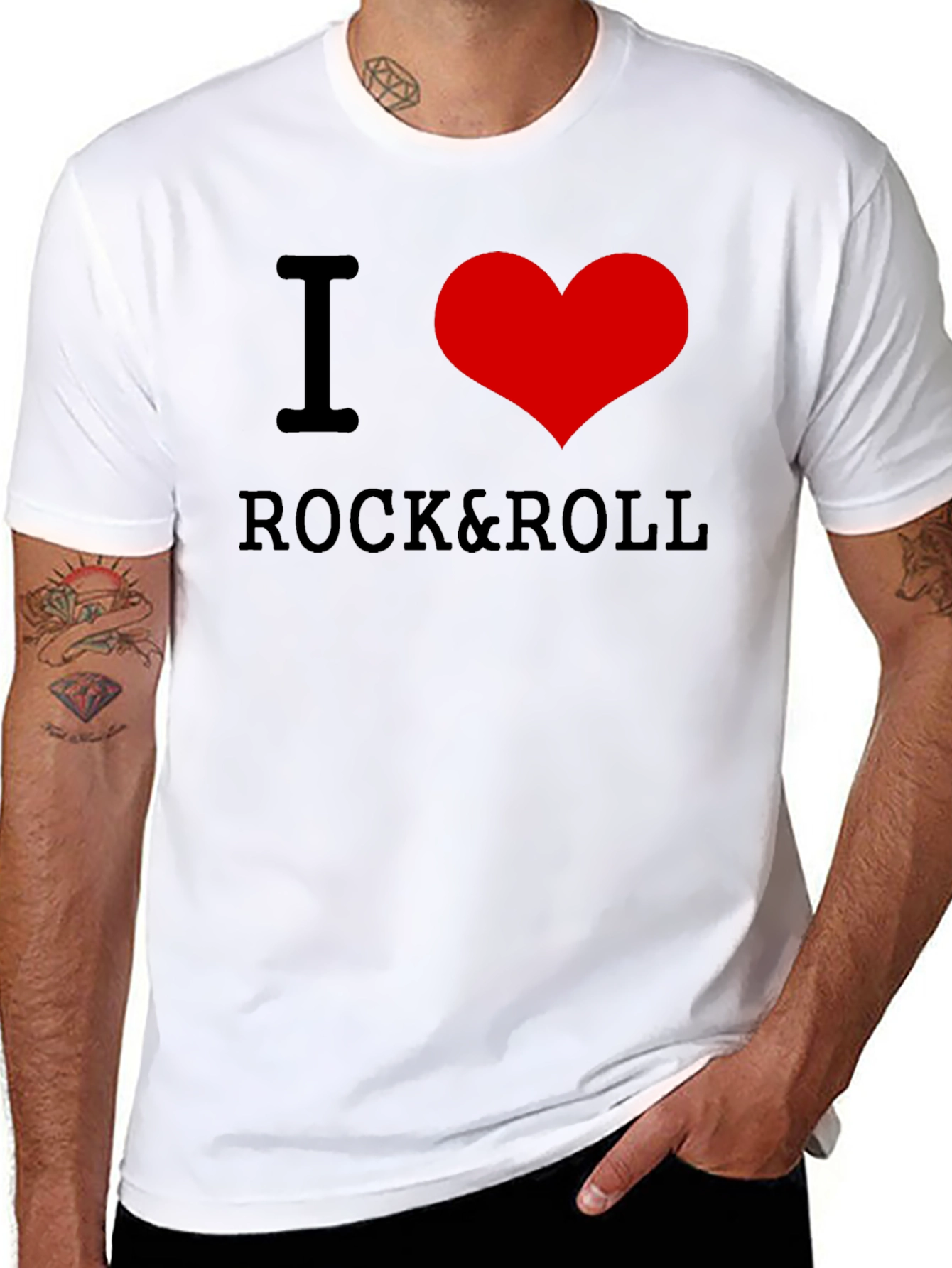 I Love Rock & Roll Graphic Tee