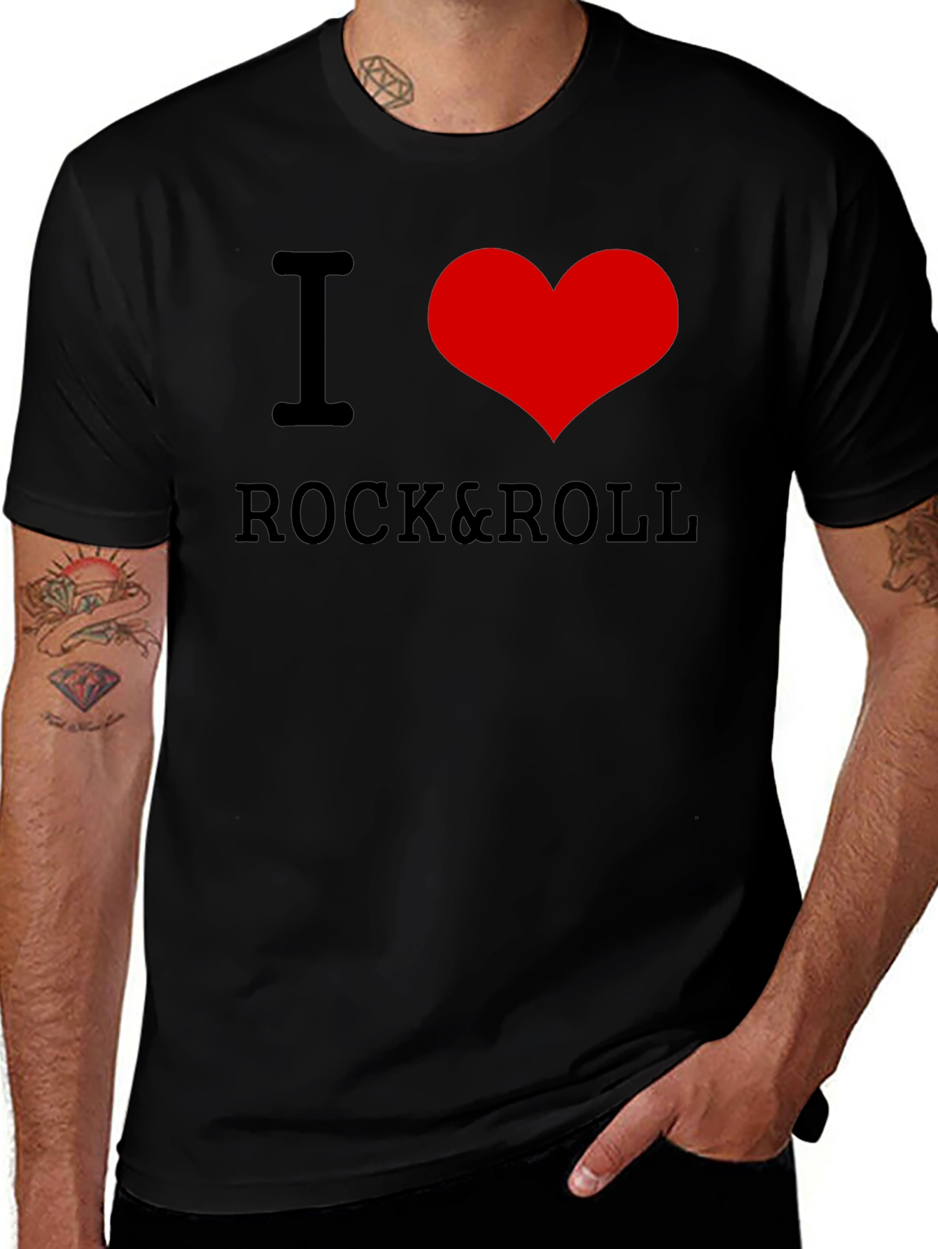 I Love Rock & Roll Graphic Tee