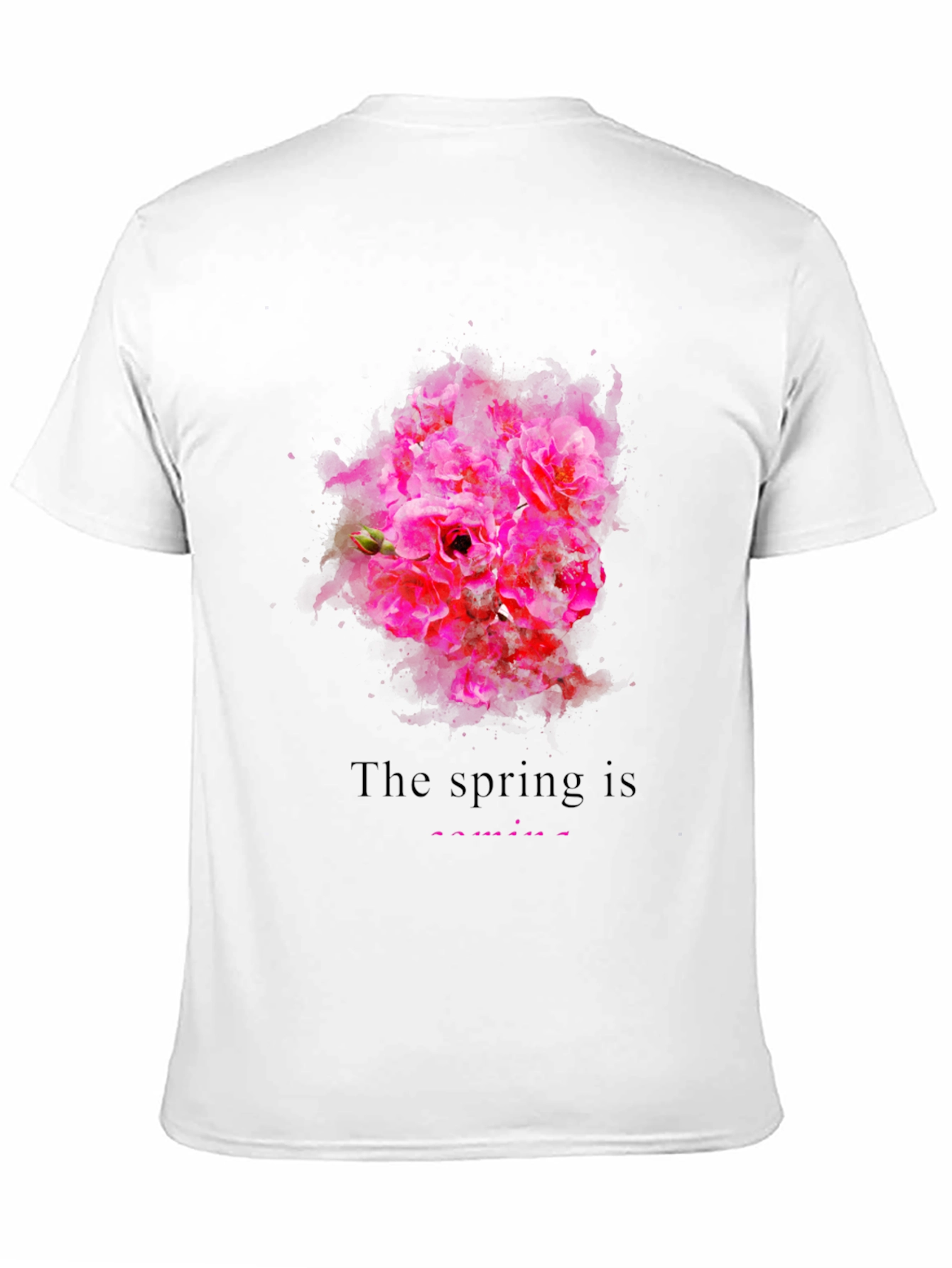 Spring Blossom Graphic T-Shirt for Men