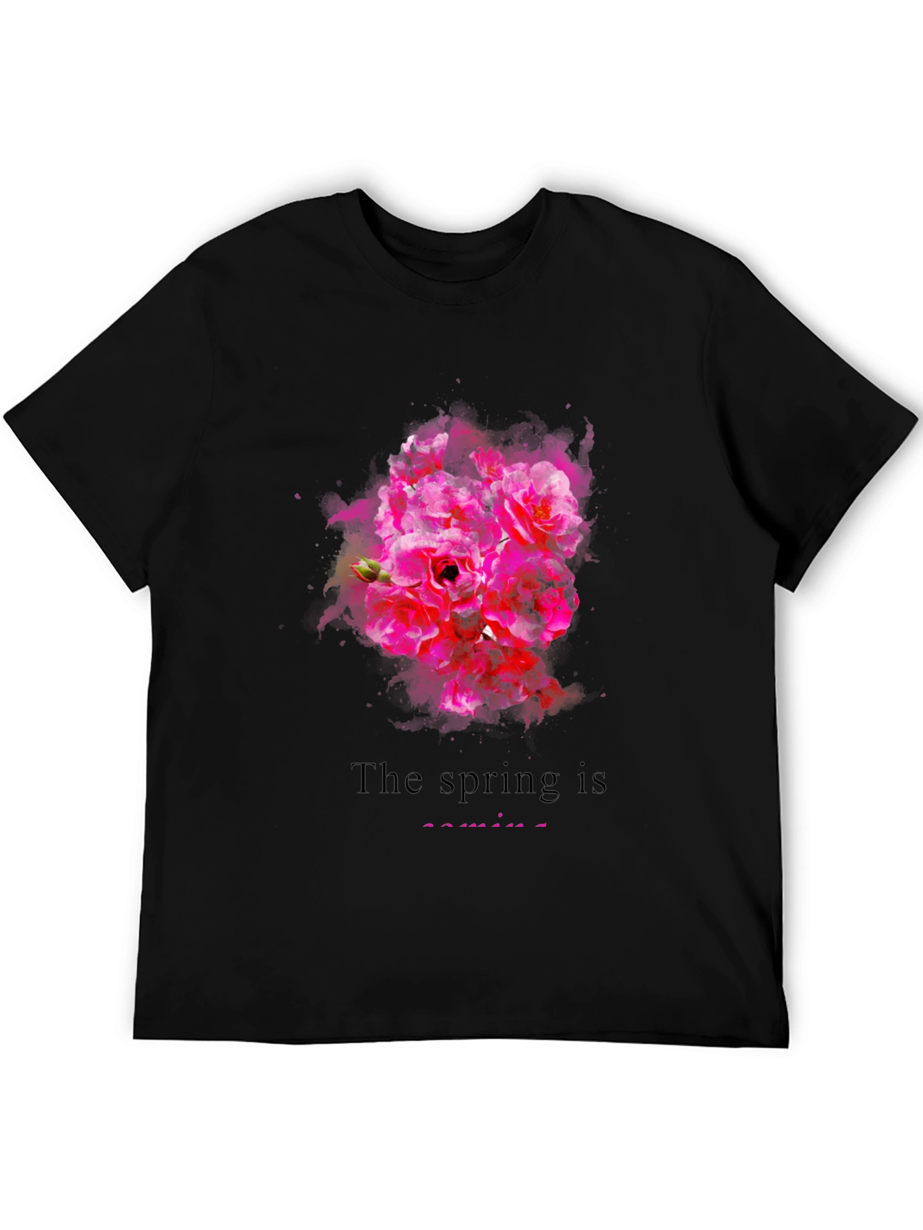 Spring Blossom Graphic T-Shirt for Men
