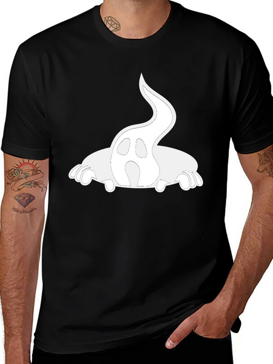 Ghost Graphic T-Shirt | Spooky Ghost Print Tee | Halloween Style Shirt | Cute Creepy Graphic Tee | Free Shipping $50+