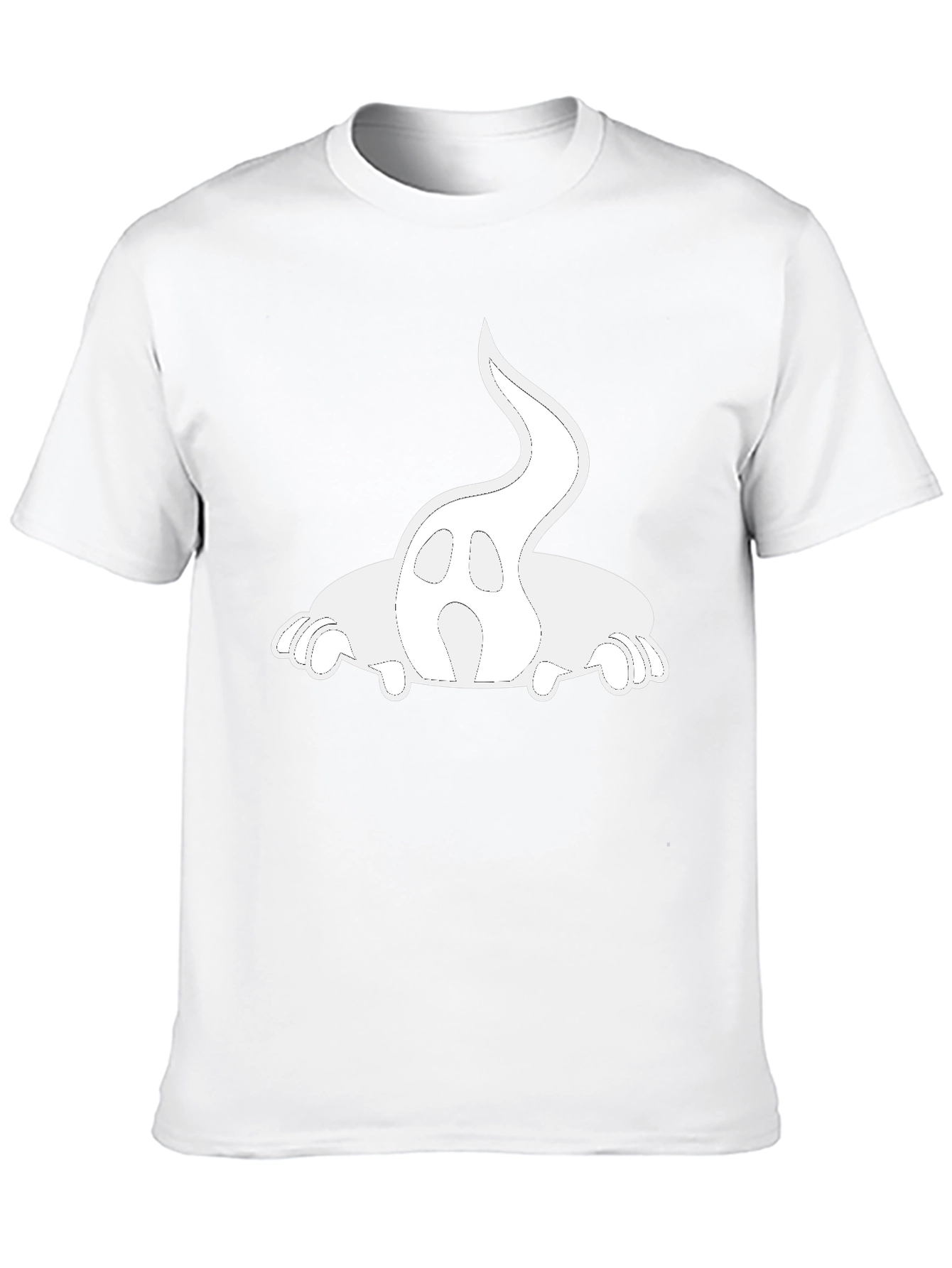 Ghost Graphic T-Shirt | Spooky Ghost Print Tee | Halloween Style Shirt | Cute Creepy Graphic Tee | Free Shipping $50+
