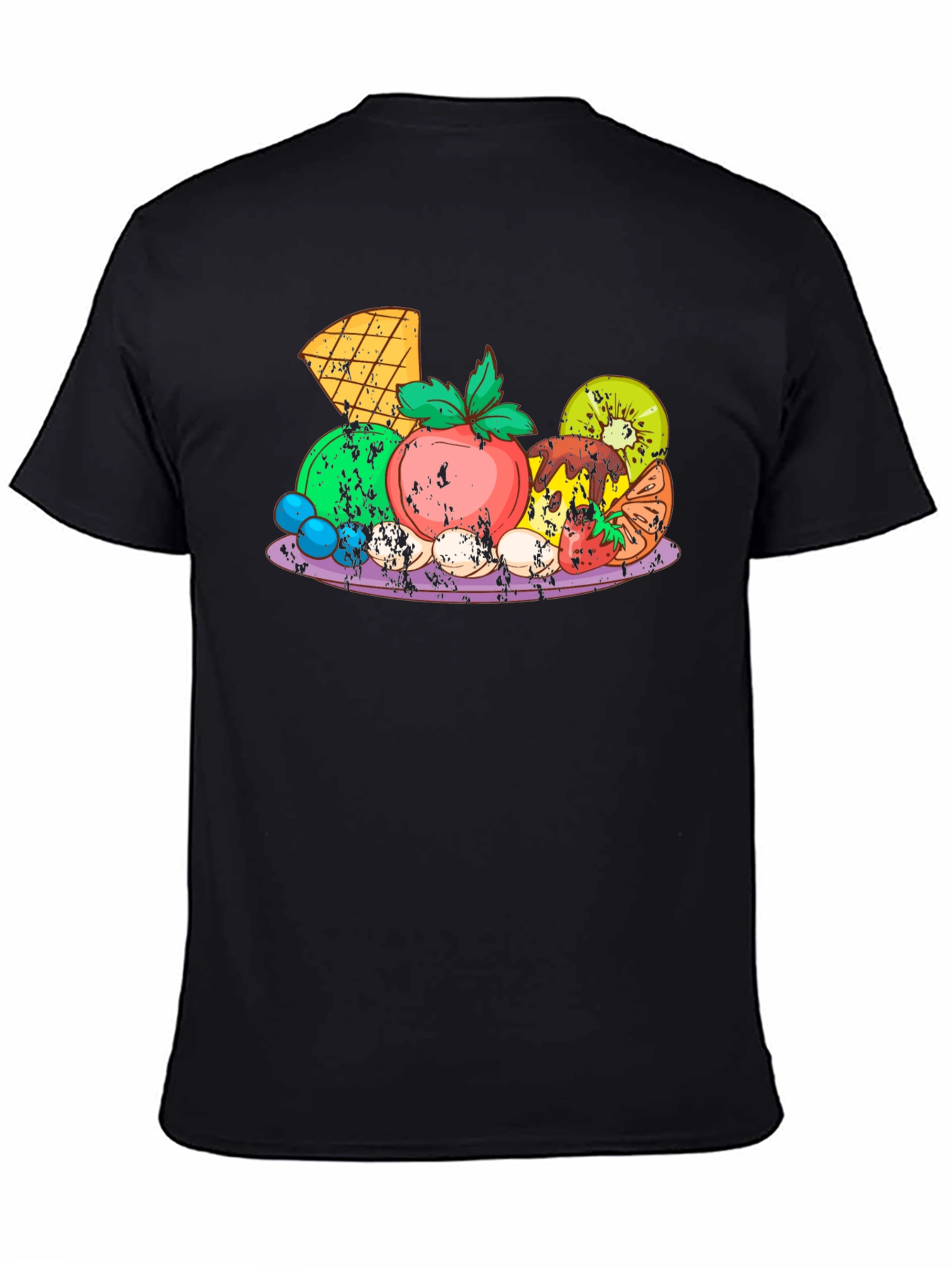 Fruit Platter Graphic Tee - Black