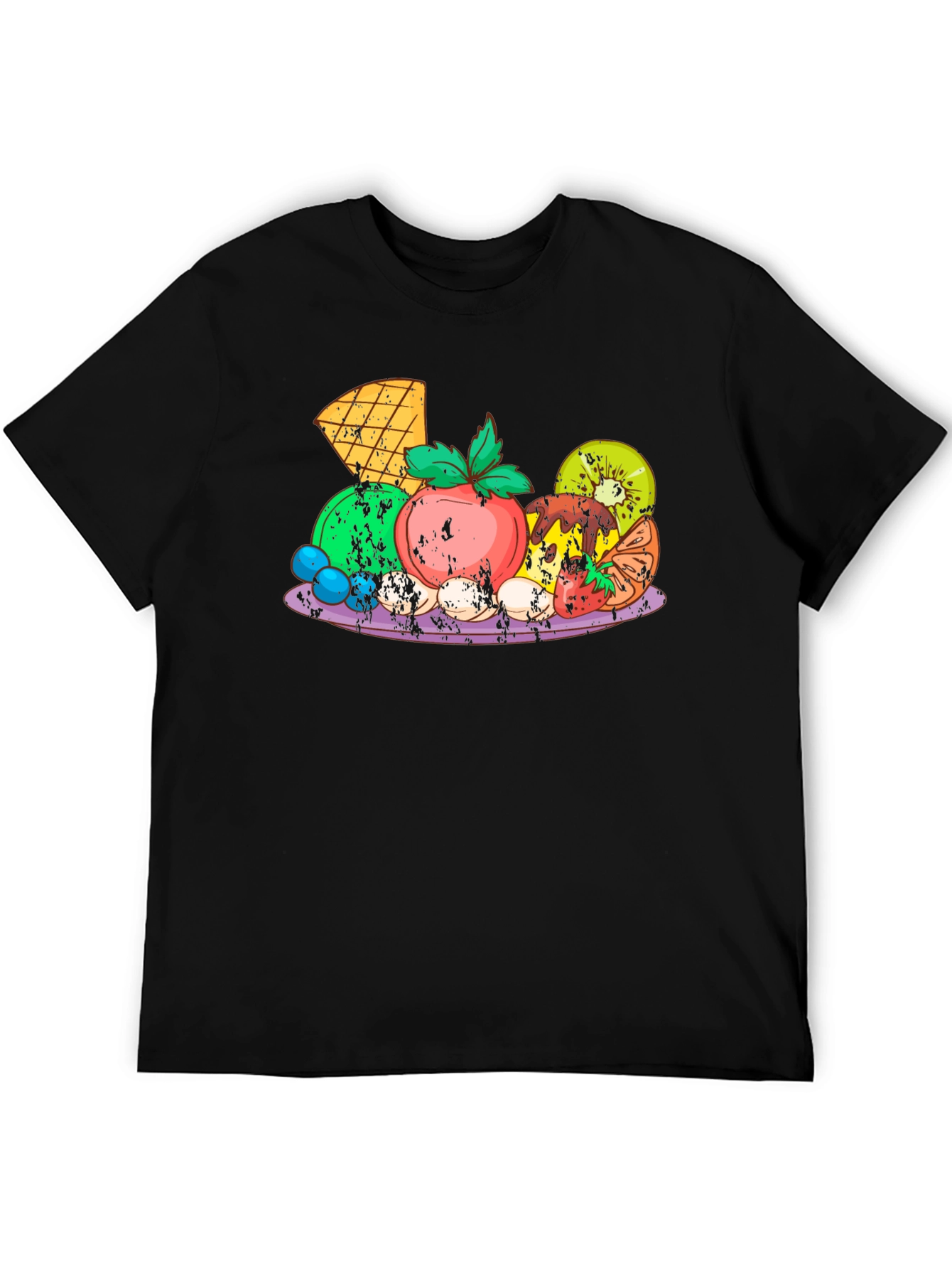 Fruit Platter Graphic Tee - Black