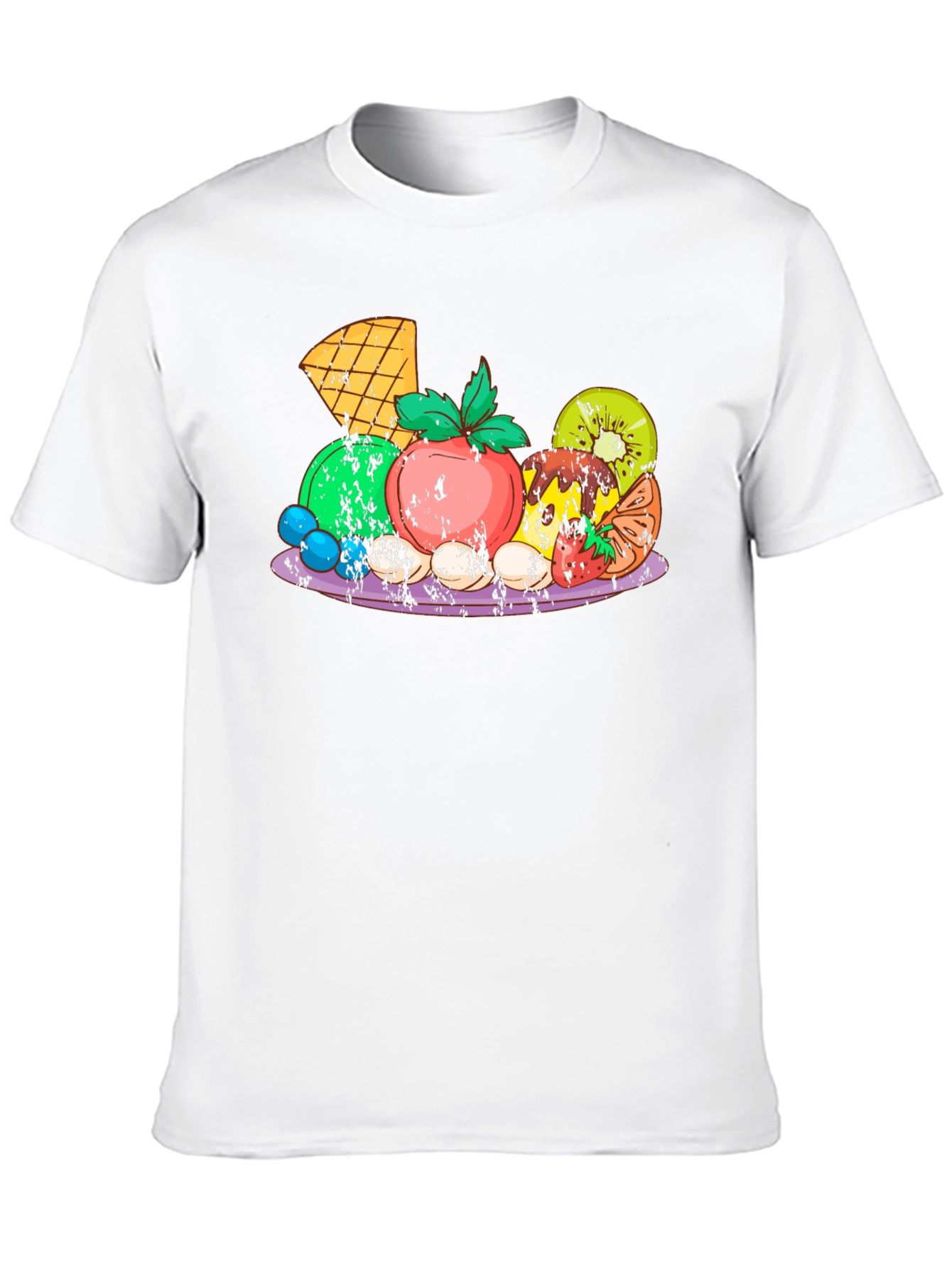 Fruit Platter Graphic Tee - Black