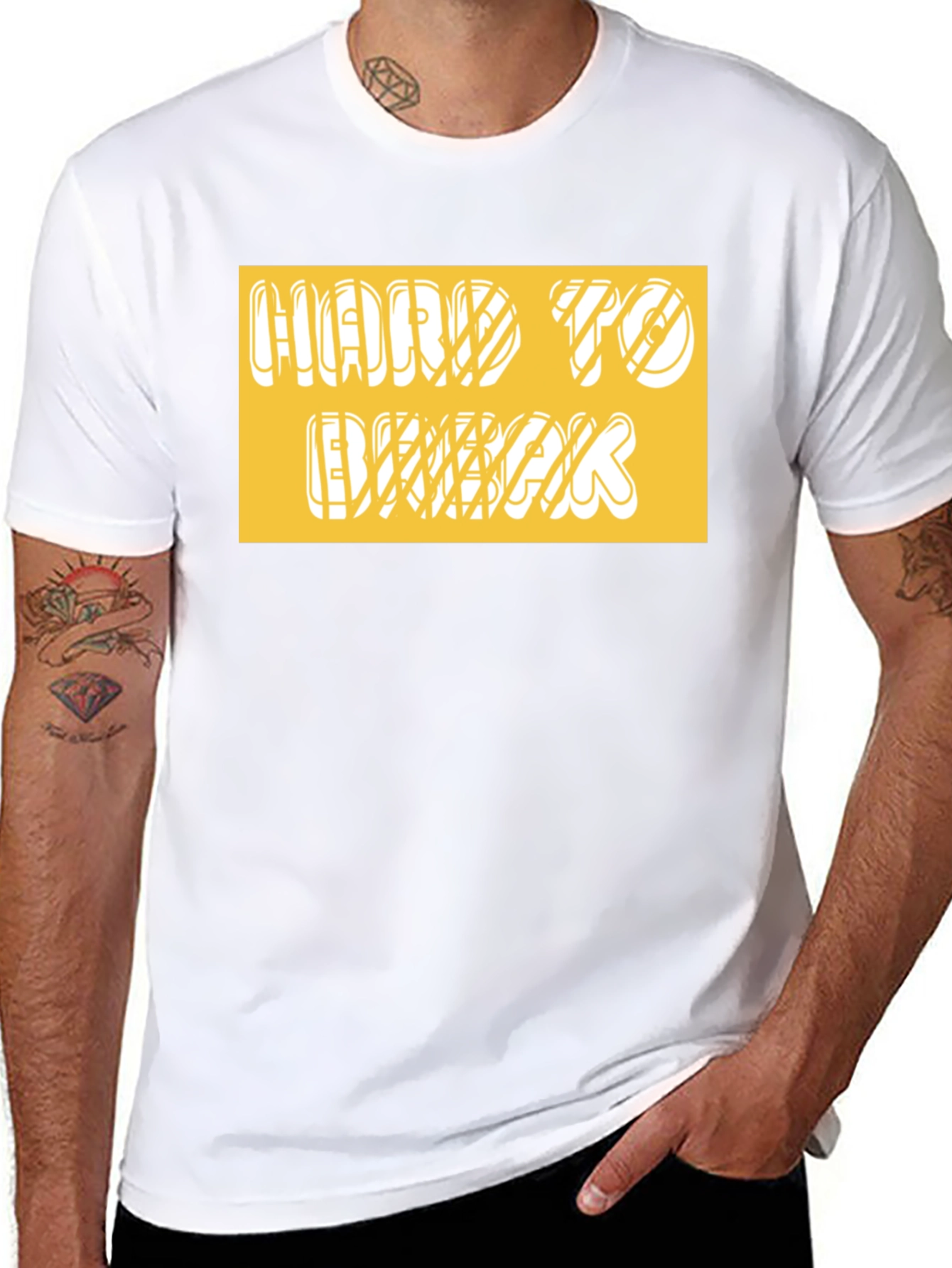 Hard to Break Graphic T-Shirt - Black