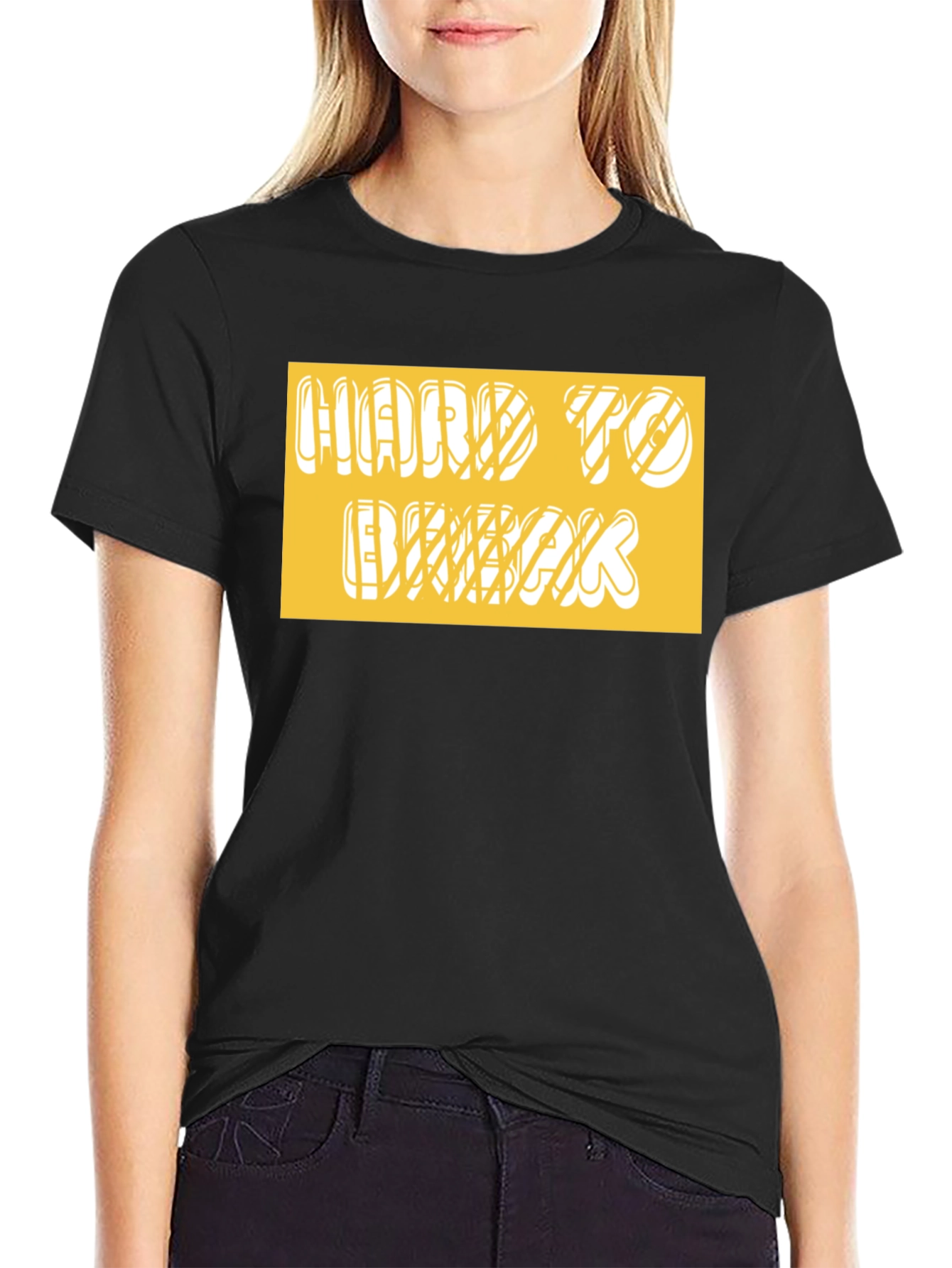 Hard to Break Graphic T-Shirt - Black
