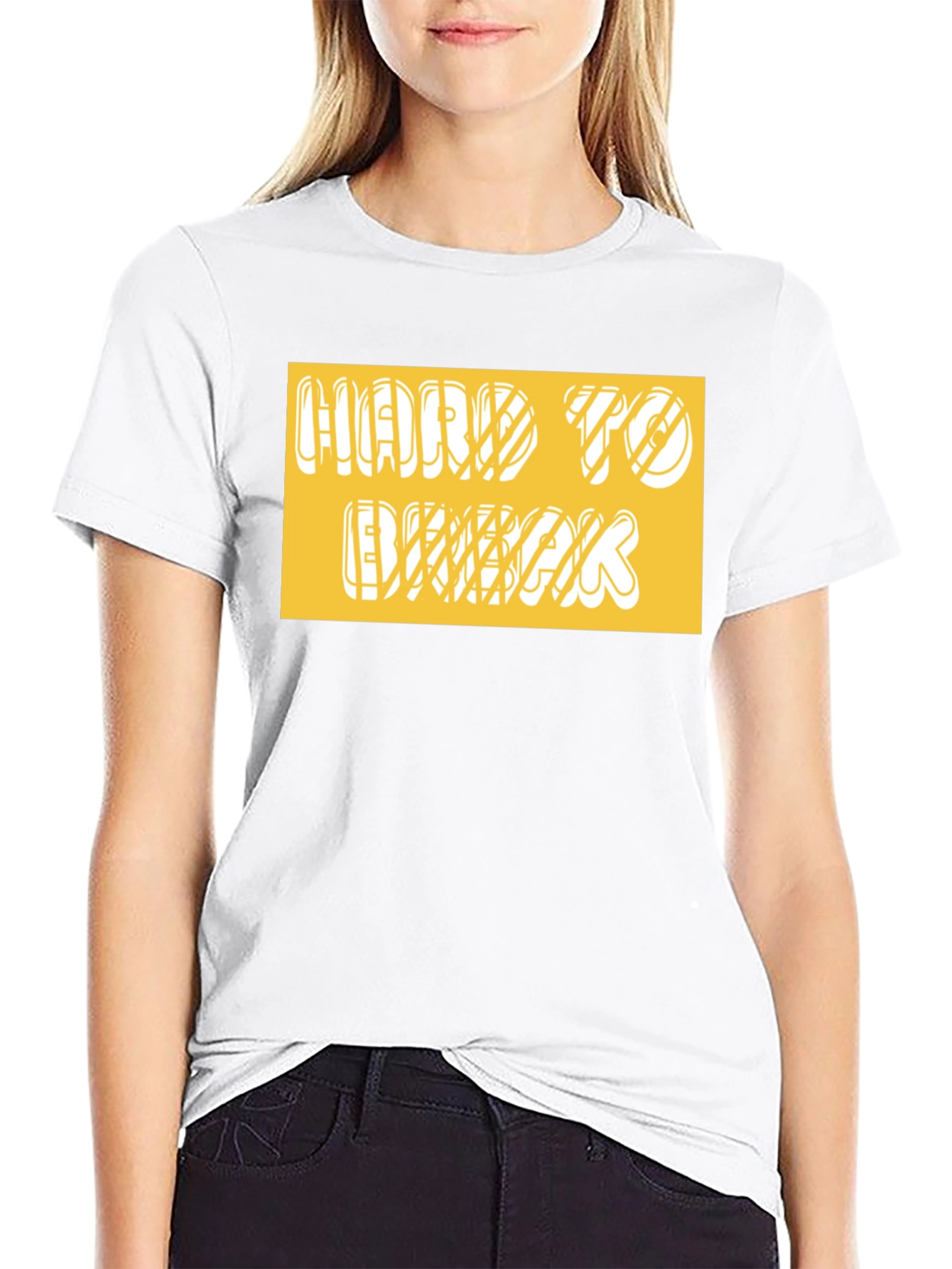 Hard to Break Graphic T-Shirt - Black
