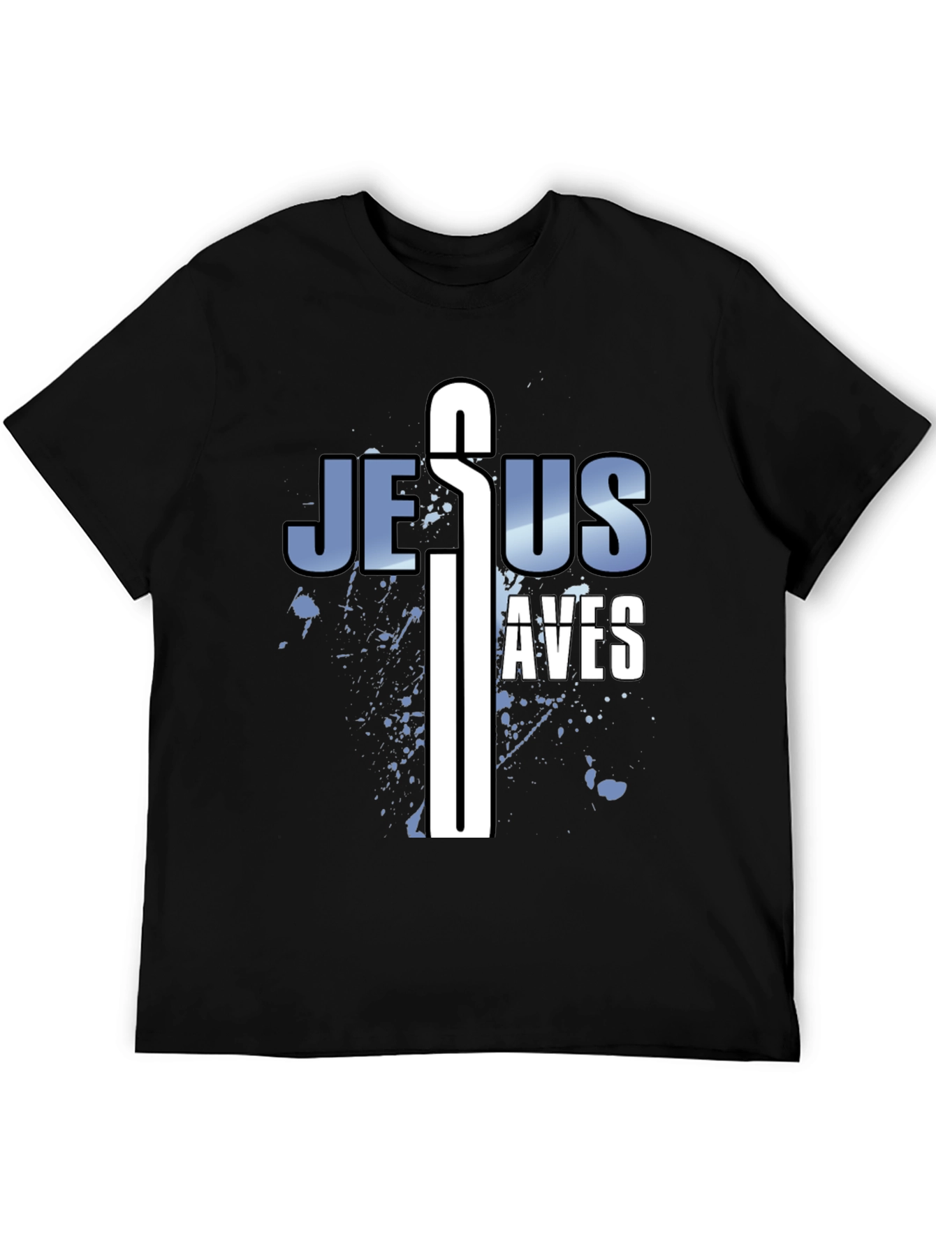 Jesus Saves Graphic Tee - Christian Faith Apparel