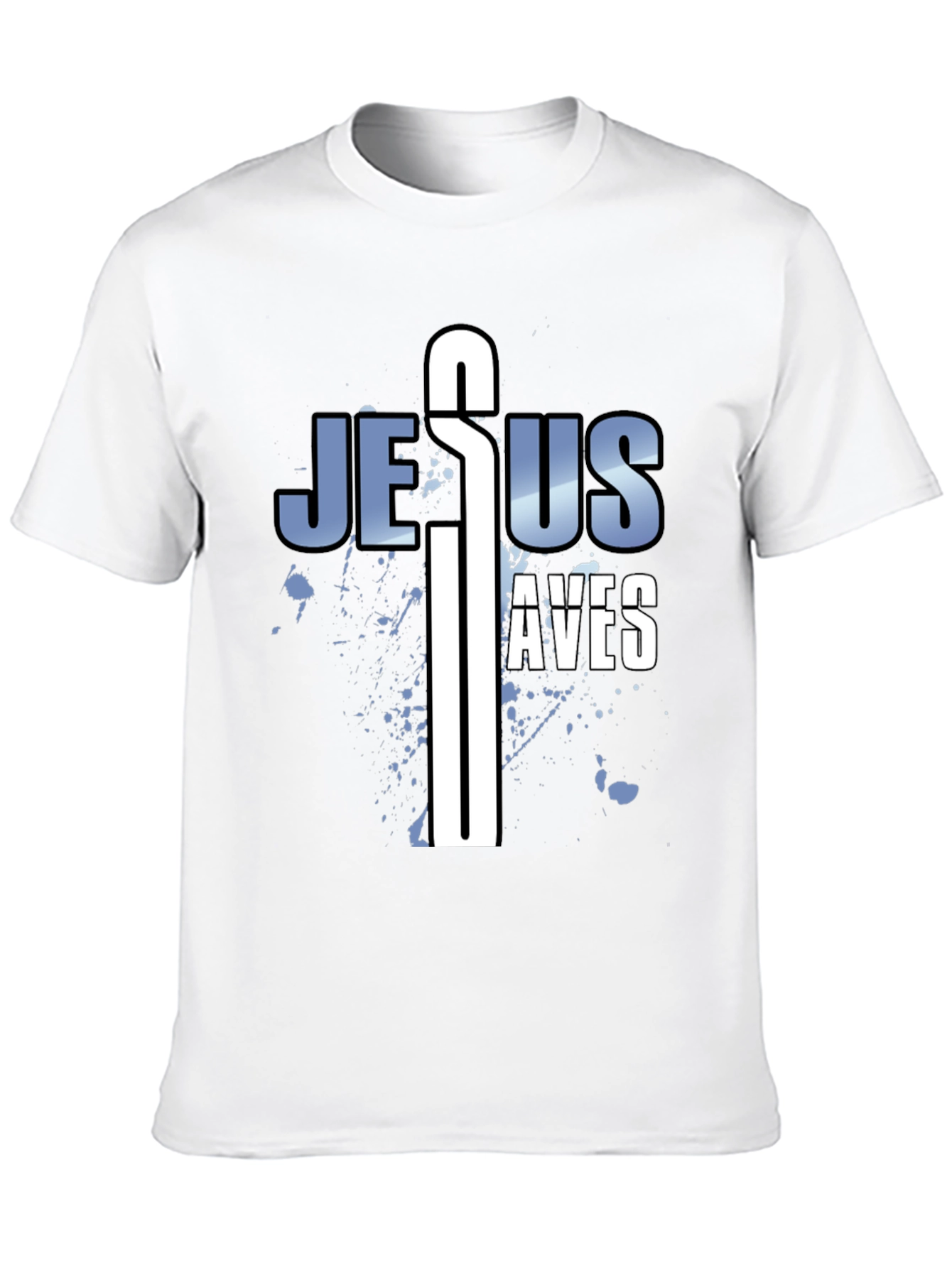 Jesus Saves Graphic Tee - Christian Faith Apparel