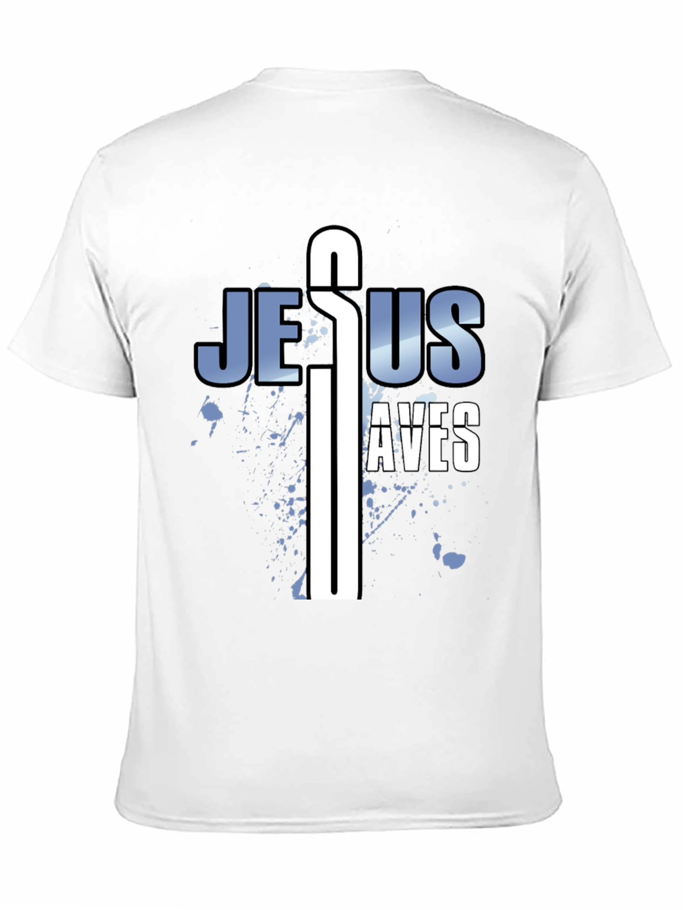 Jesus Saves Graphic Tee - Christian Faith Apparel