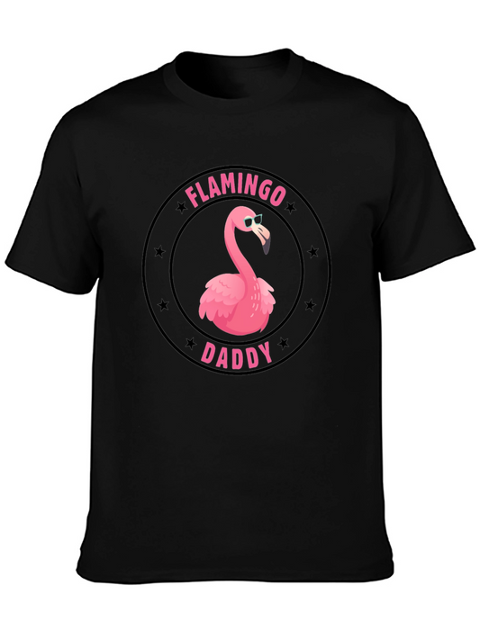 Flamingo Daddy T-Shirt - Cool Graphic Tee