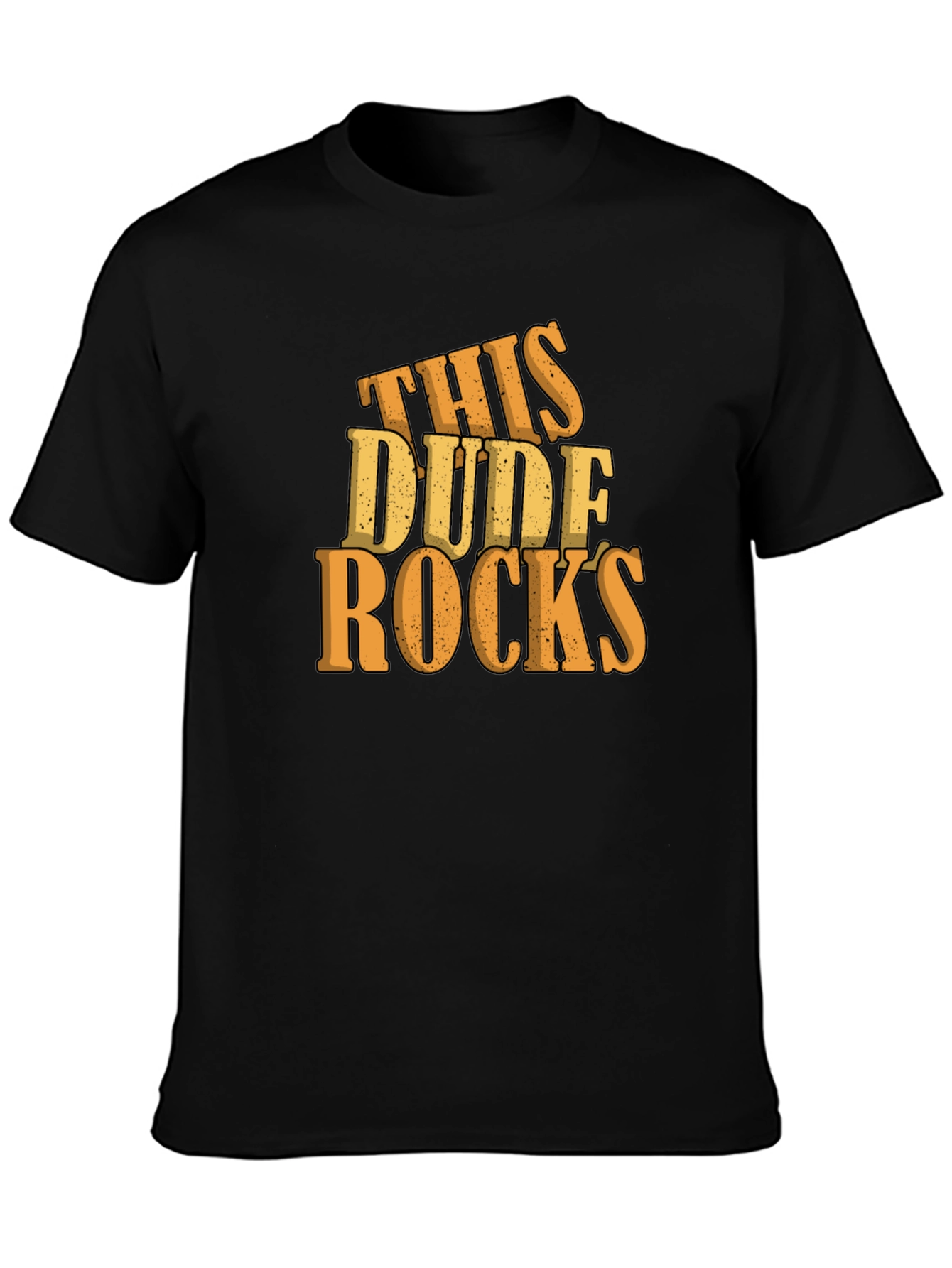 This Dude Rocks Graphic T-Shirt - Stylish Comfort
