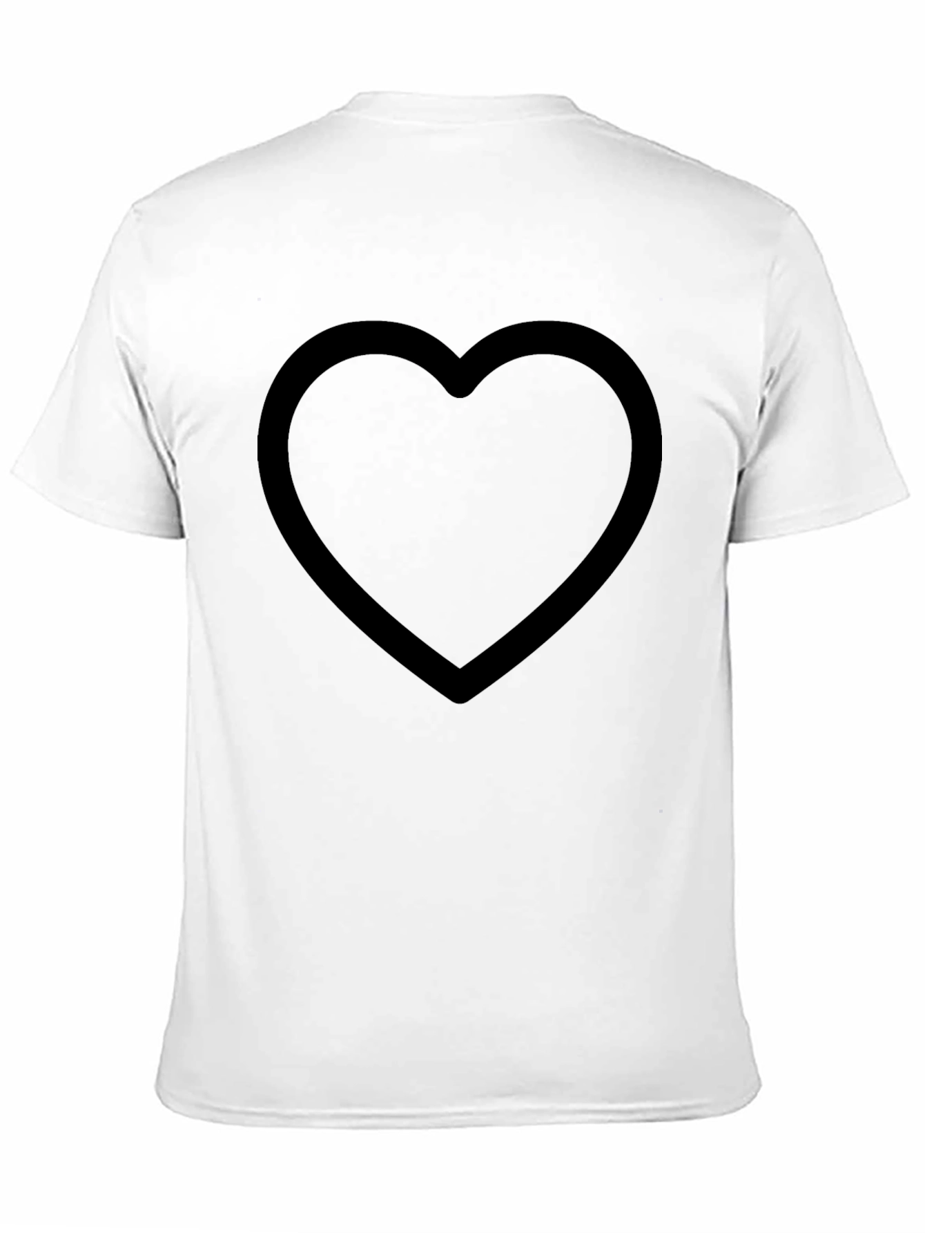 Black Heart Graphic Tee - Stylish Casual Wear