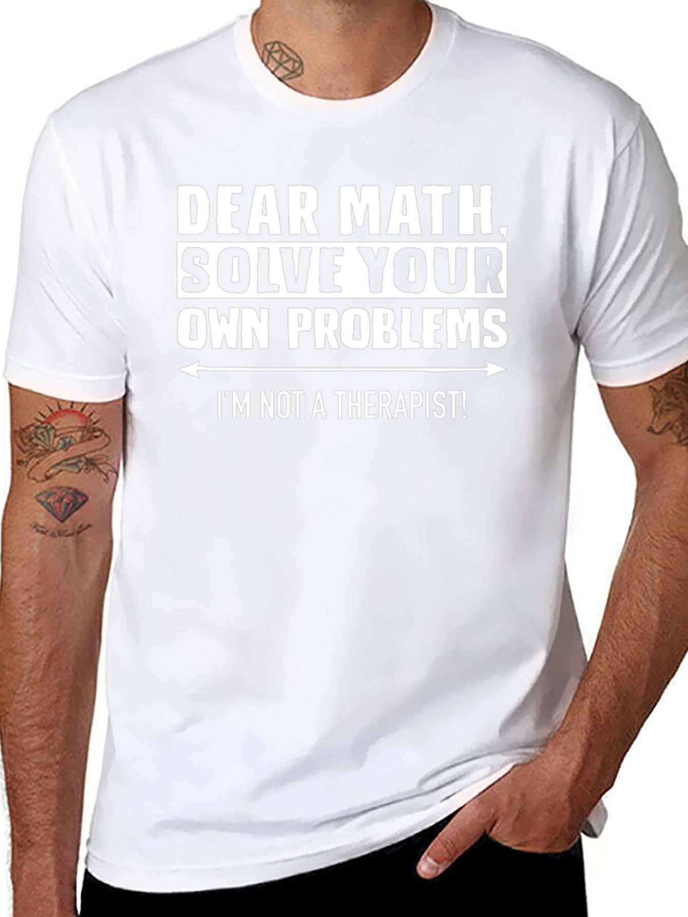 Solve Your Own Problems Black Humor T-Shirt