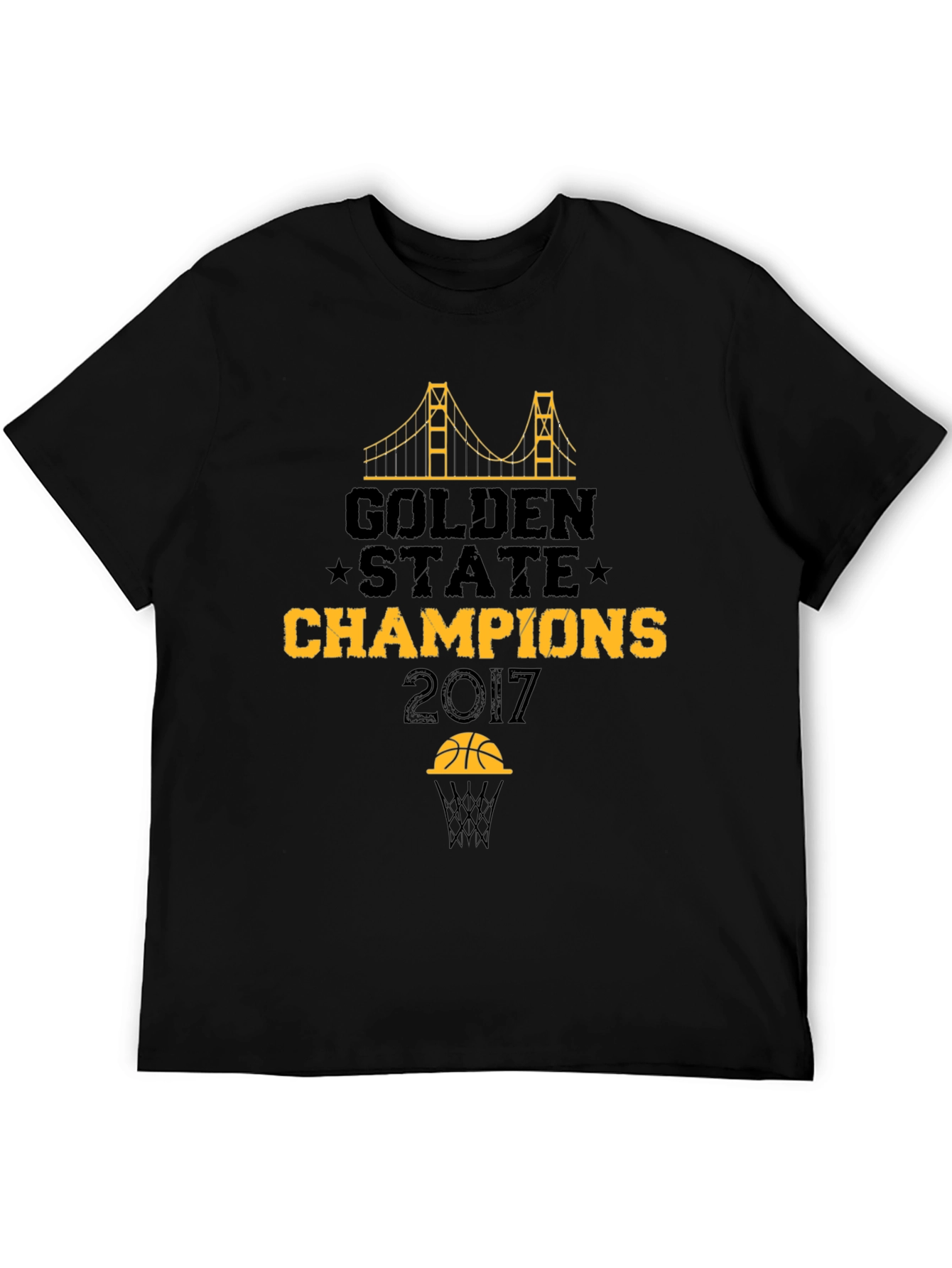 Golden State Champions 2017 Black T-Shirt