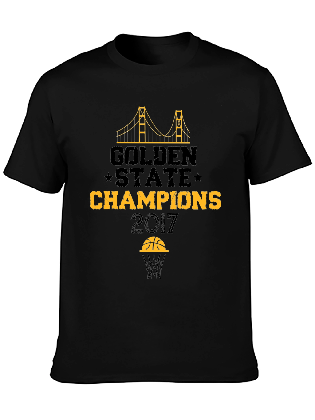 Golden State Champions 2017 Black T-Shirt
