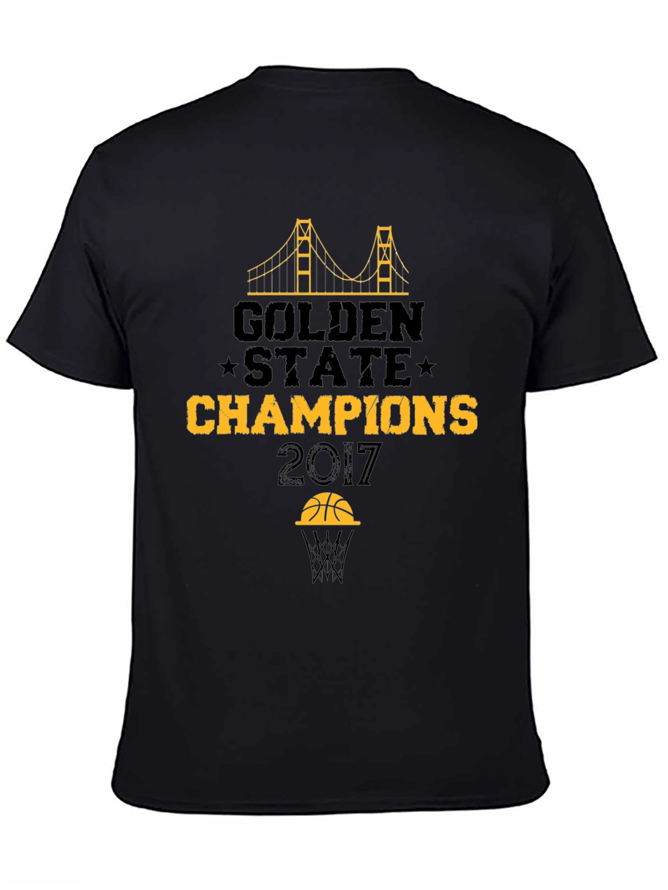 Golden State Champions 2017 Black T-Shirt