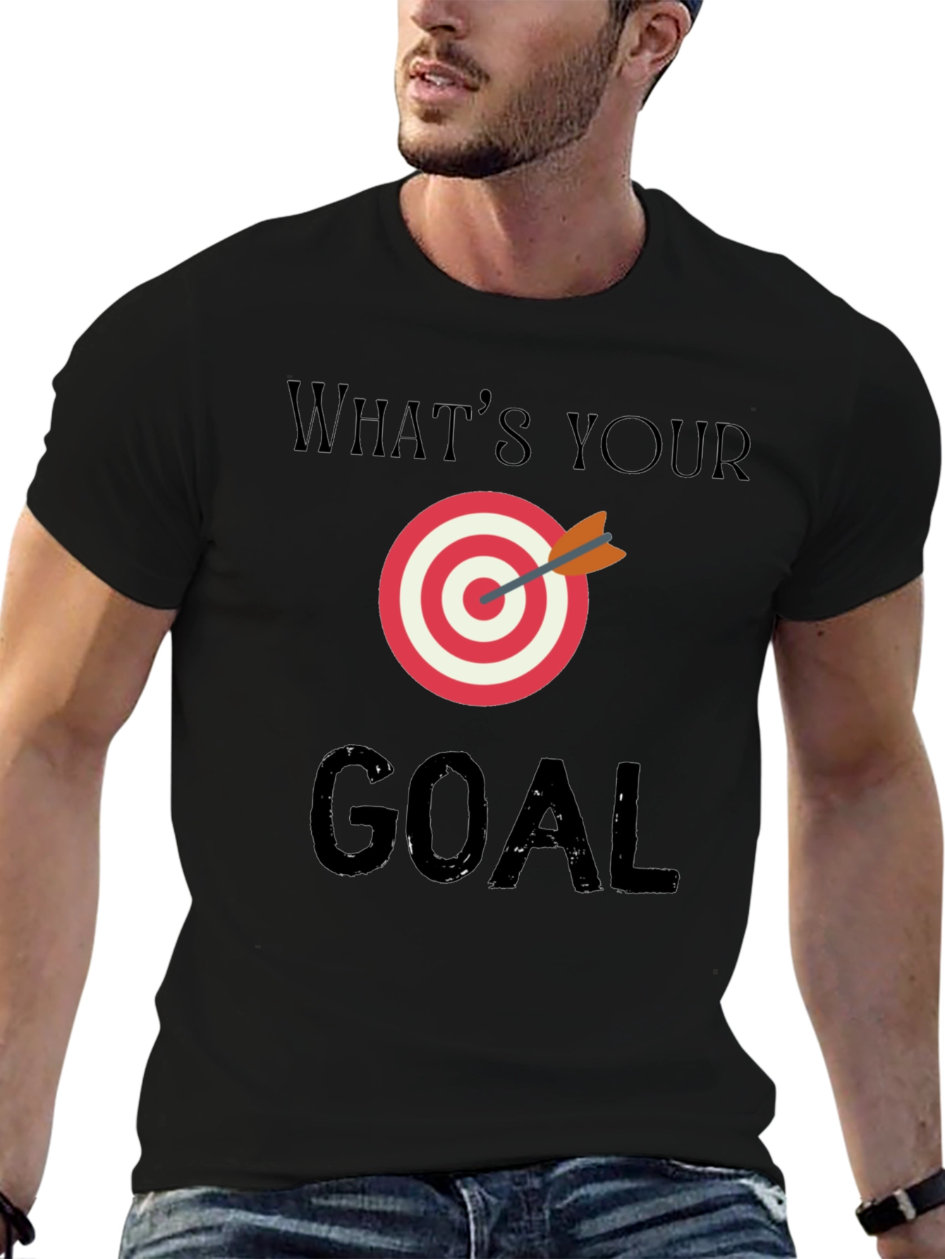 Whats Your Goal Graphic Tee - Target Arrow T-Shirt