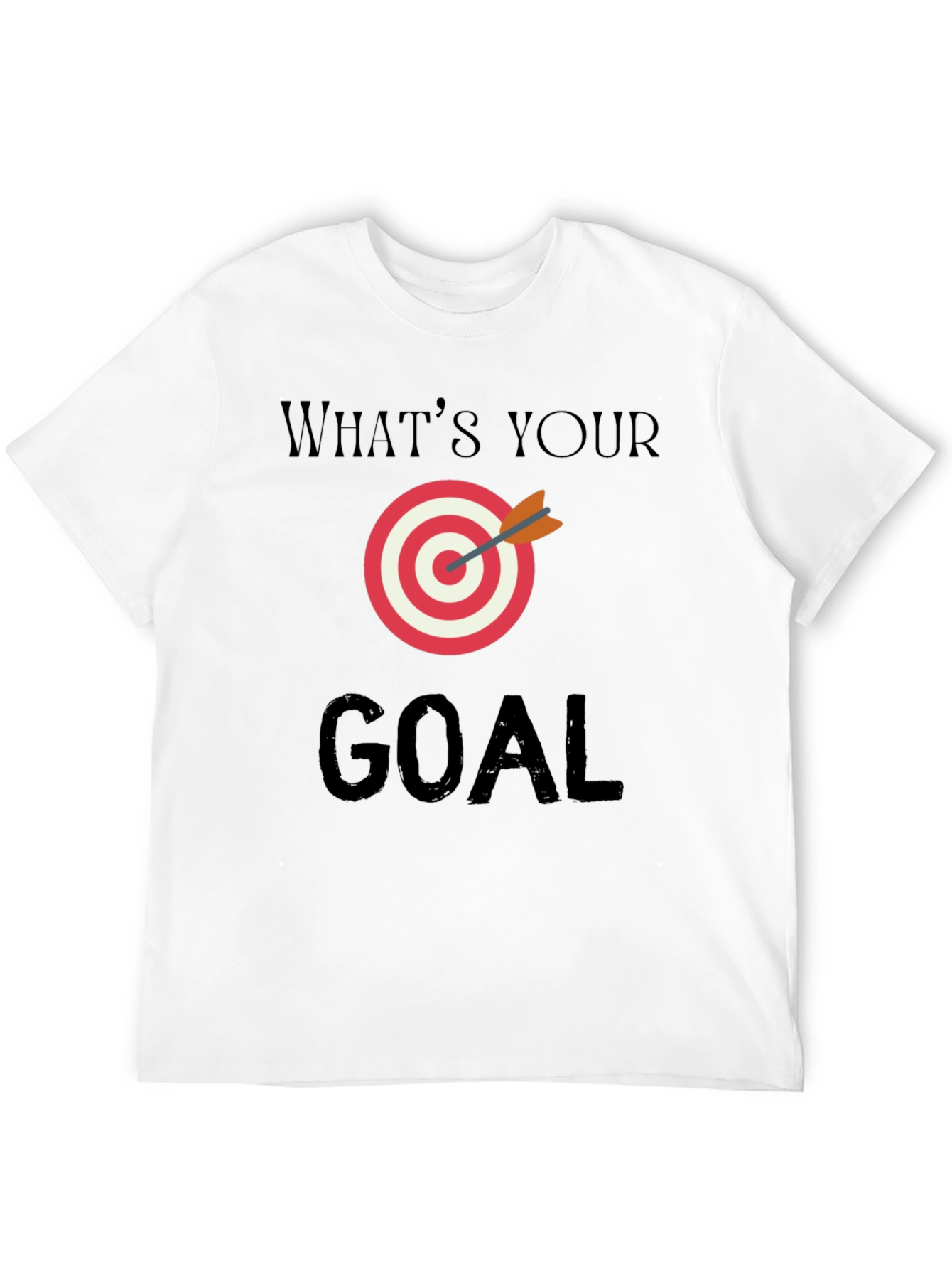Whats Your Goal Graphic Tee - Target Arrow T-Shirt