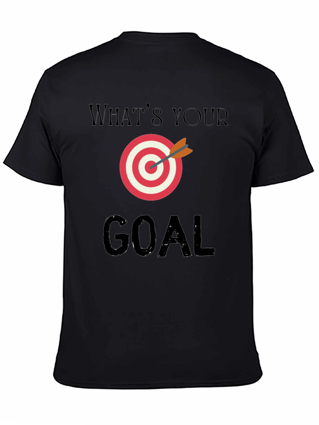 Whats Your Goal Graphic Tee - Target Arrow T-Shirt