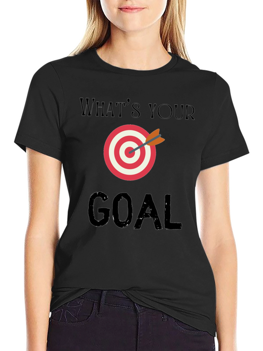 Whats Your Goal Graphic Tee - Target Arrow T-Shirt