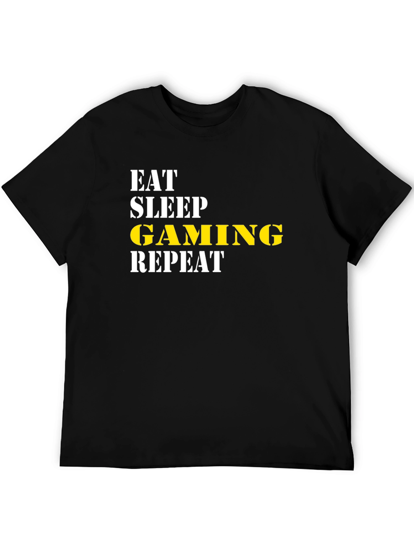 Eat Sleep Gaming Repeat Graphic Tee