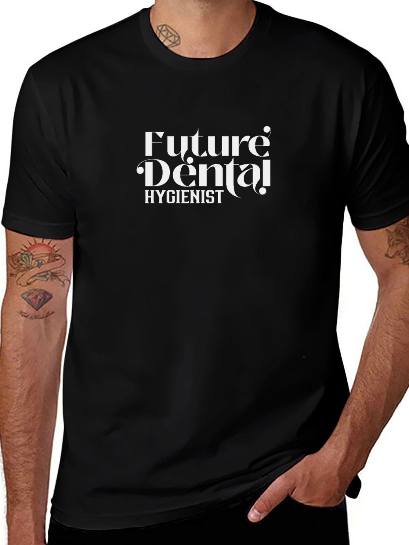 Future Dental Hygienist Black T-Shirt