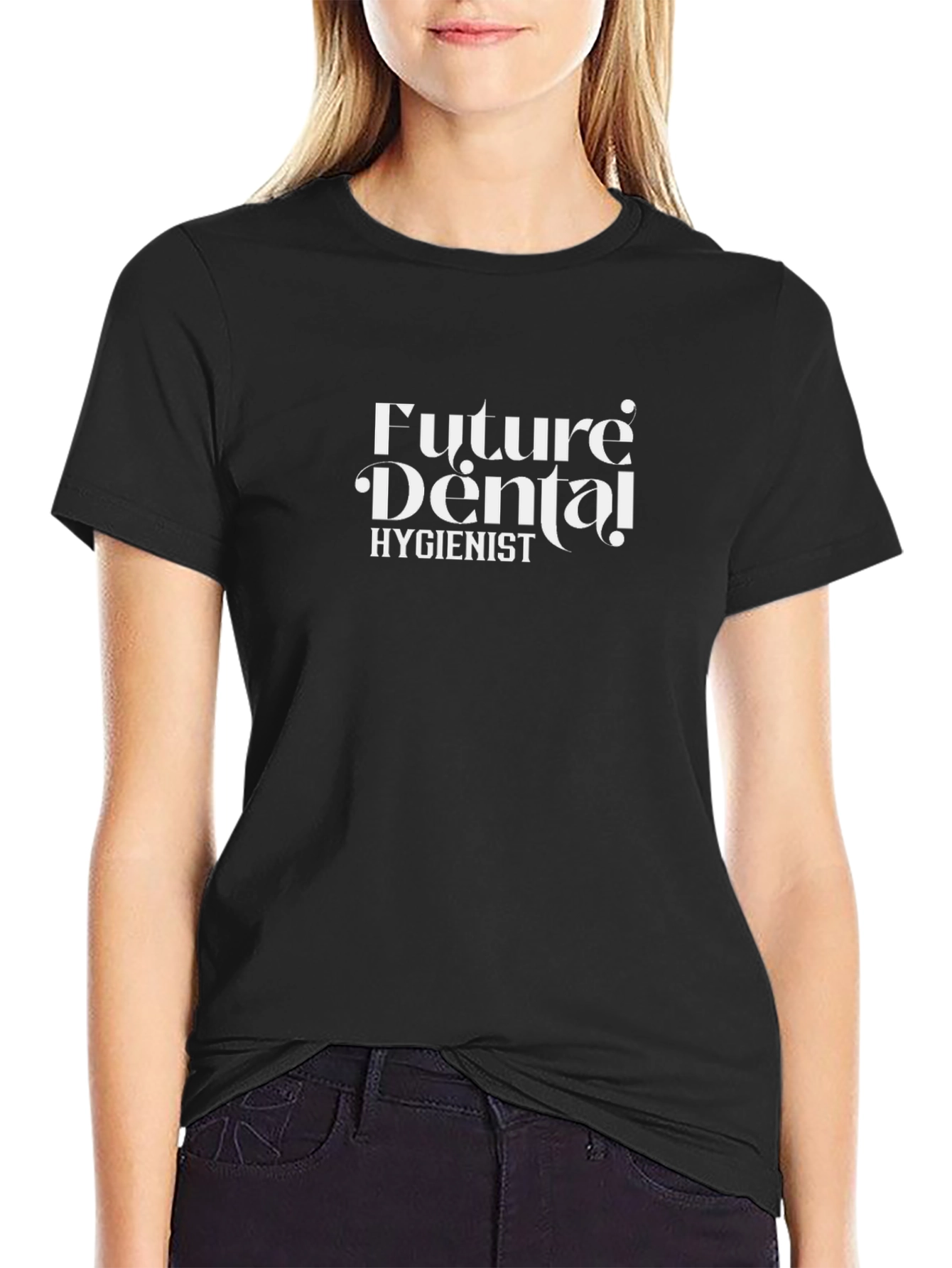 Future Dental Hygienist Black T-Shirt
