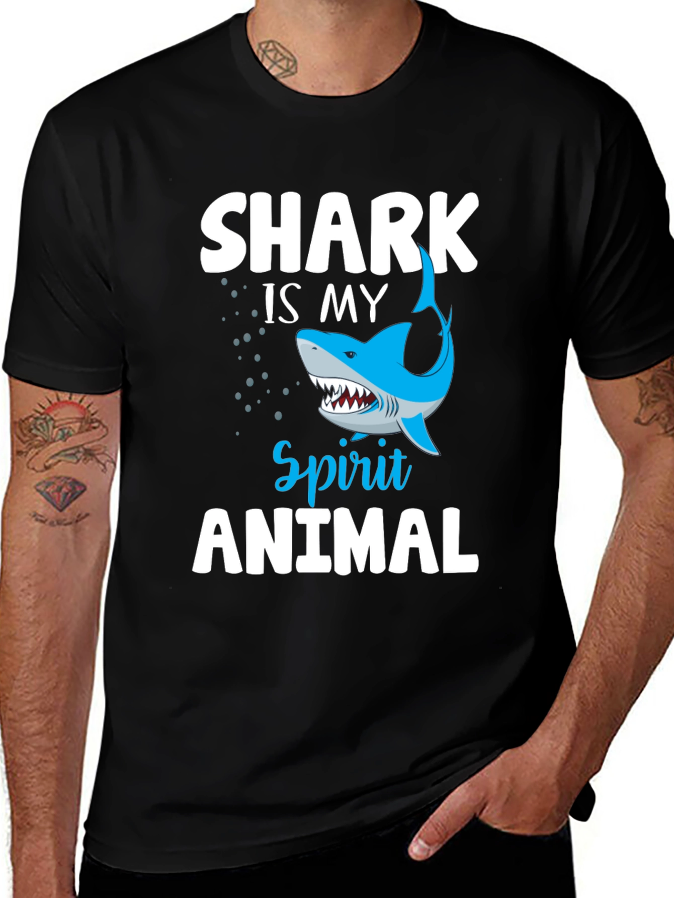 Shark Is My Spirit Animal Graphic T-Shirt