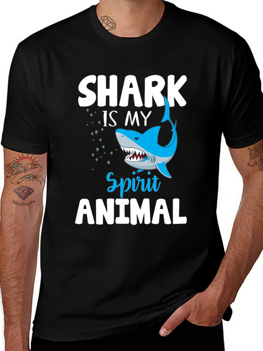 Shark Is My Spirit Animal Graphic T-Shirt
