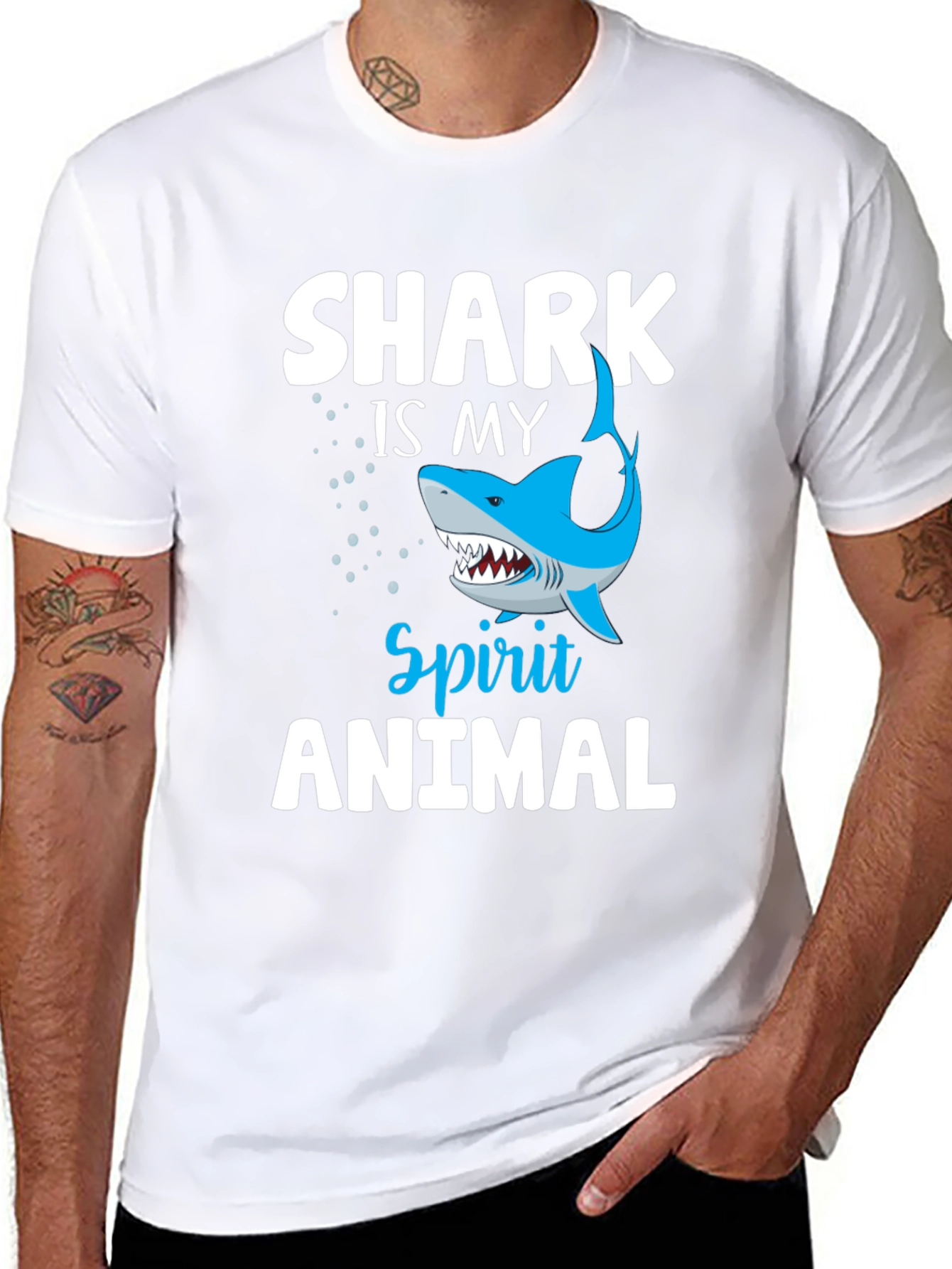 Shark Is My Spirit Animal Graphic T-Shirt