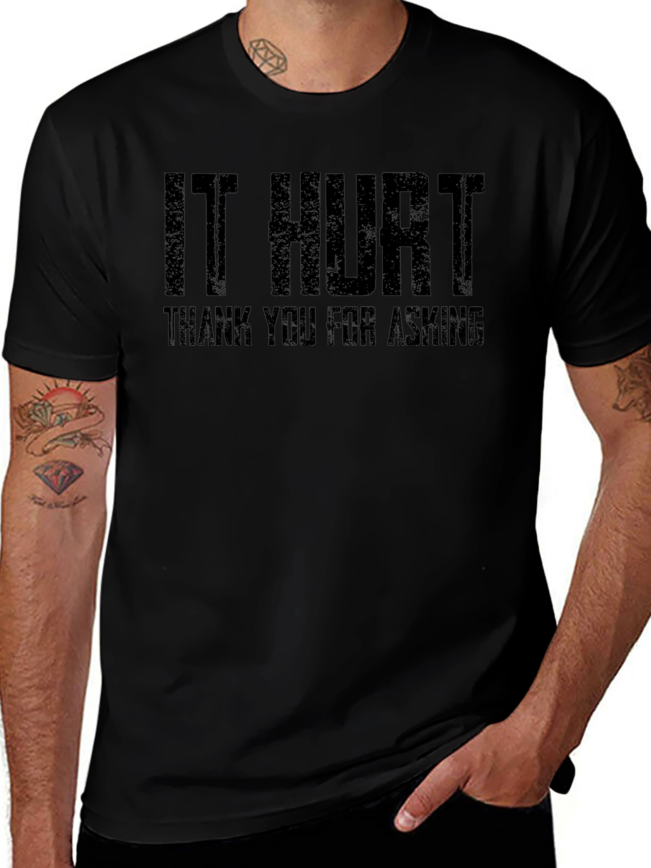 It Hurt Tee - Funny Sarcastic T-Shirt