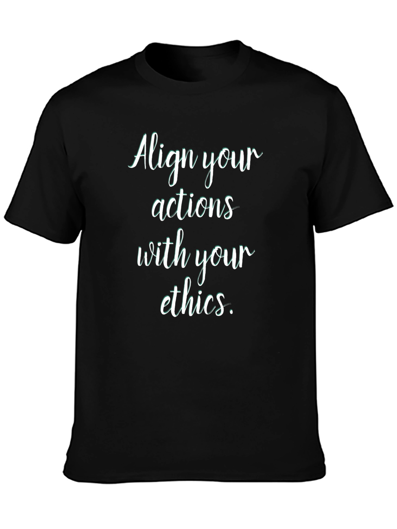 Align Your Actions Ethical Mens Tee