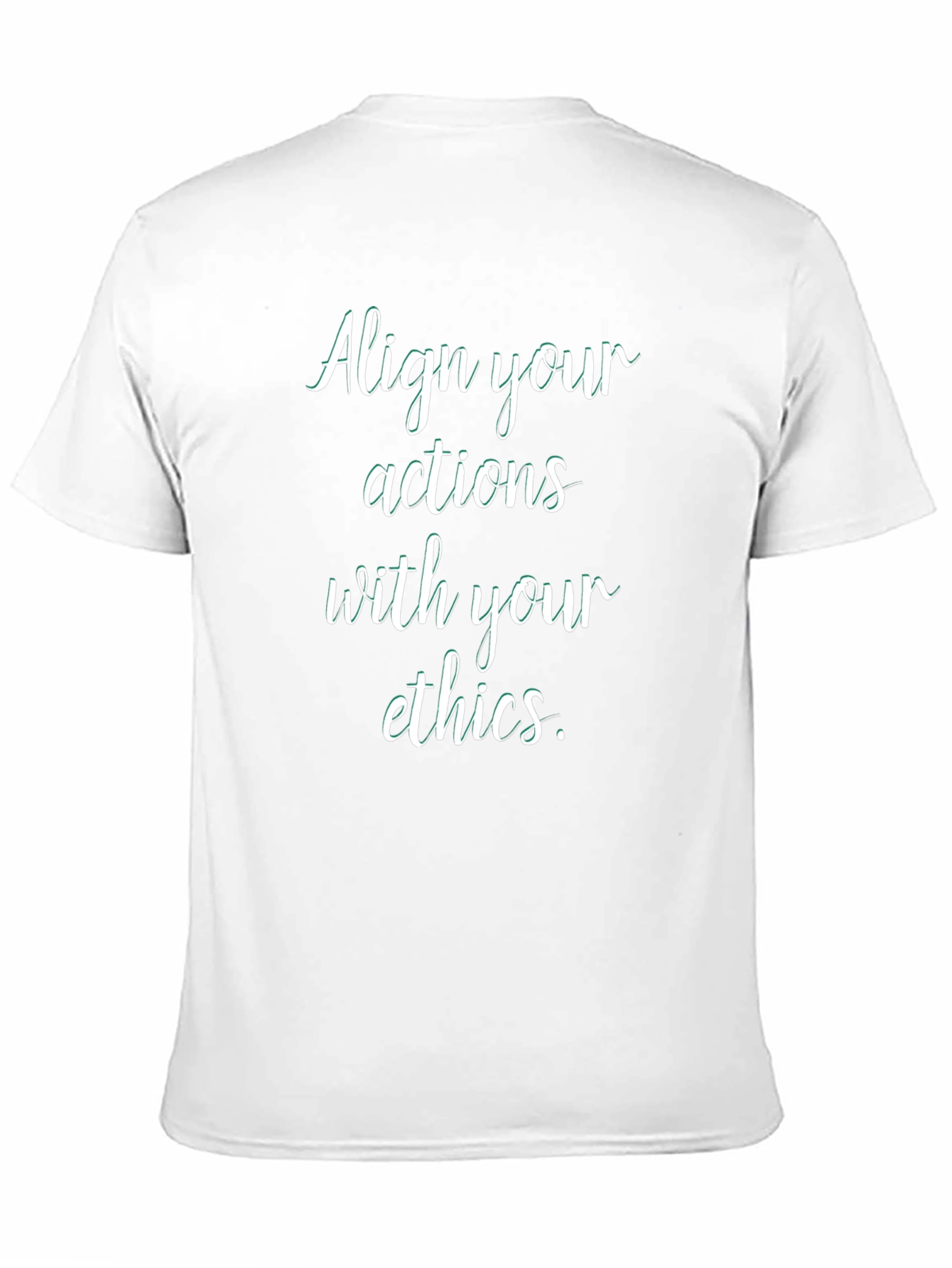 Align Your Actions Ethical Mens Tee